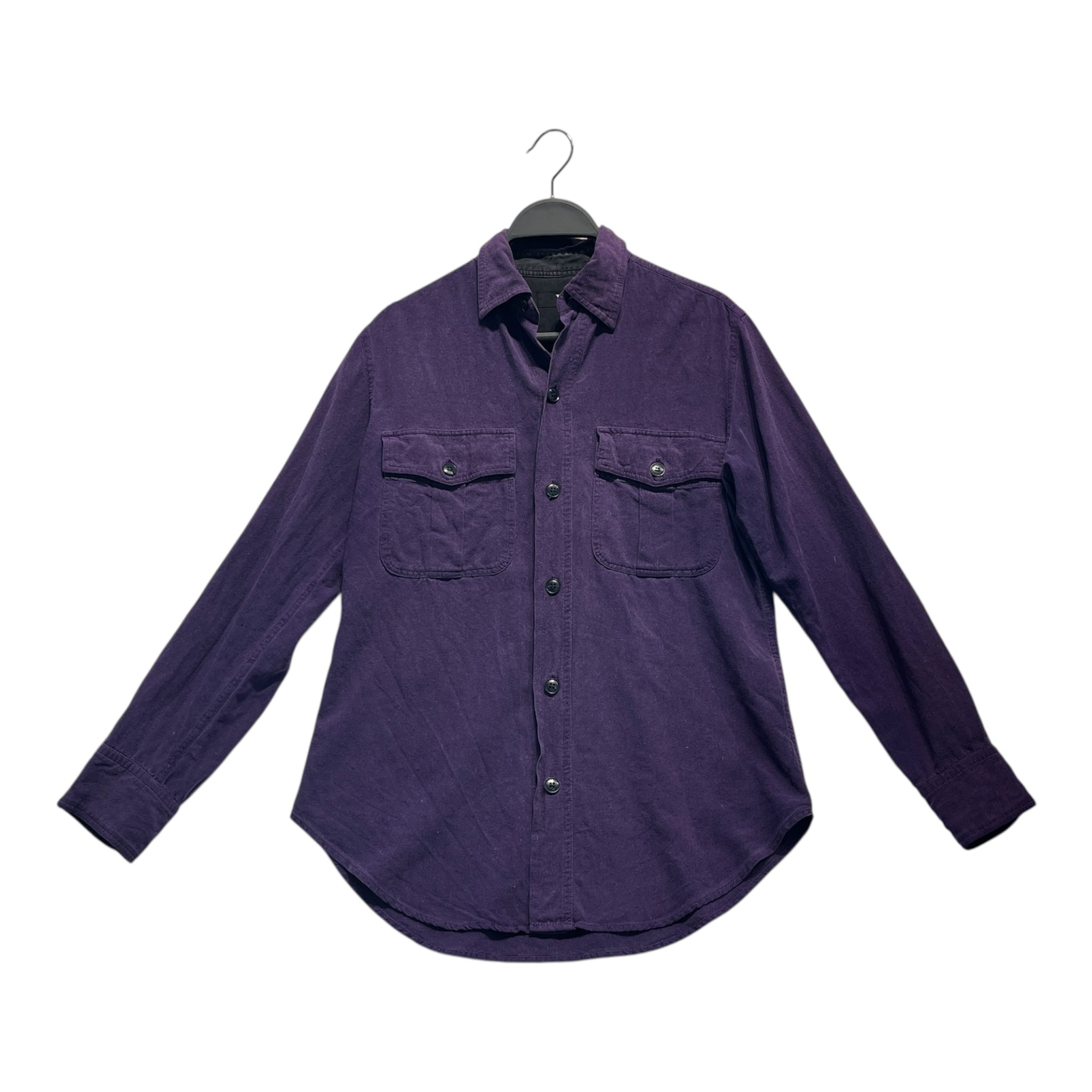 Y's/LS Shirt/Cotton/PPL/Work/DOUBLE CHEST PCKT view 1