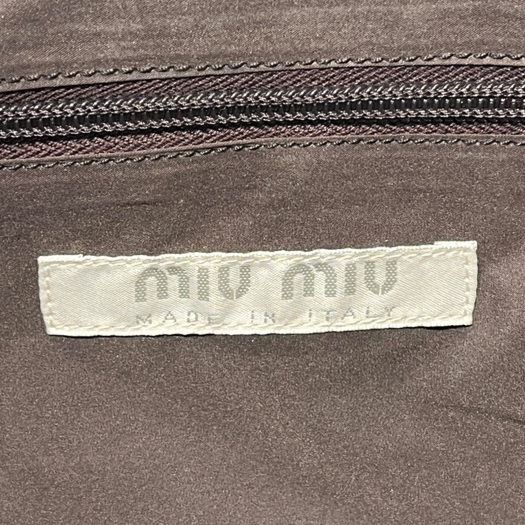 MIU MIU/Hand Bag/Graphic/Leather/BRW/Vintage 1999 Bikini Top Bag view 5