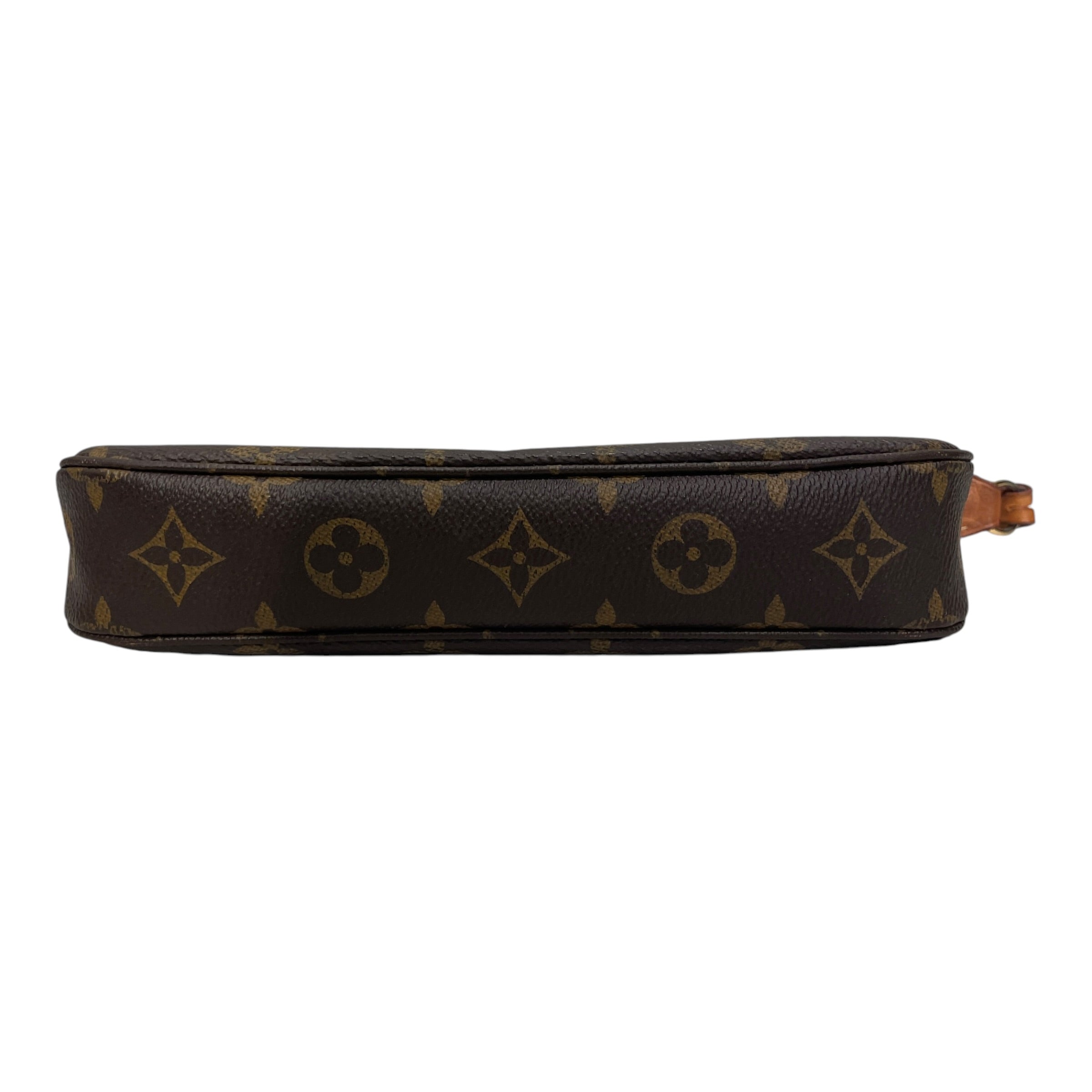 LOUIS VUITTON/Bag/Monogram/Leather/BRW/POCHETTE view 3