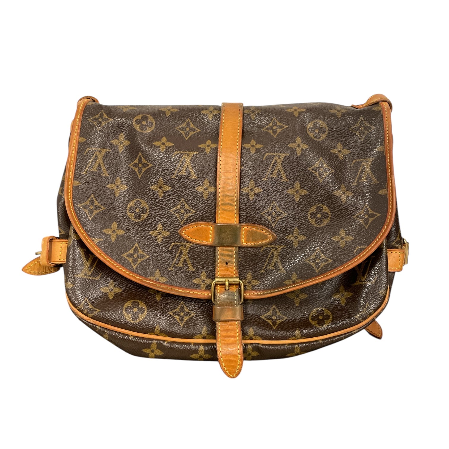 LOUIS VUITTON/Hand Bag/M/Monogram/Leather/BRW/Sauman Shoulder Monogram view 3