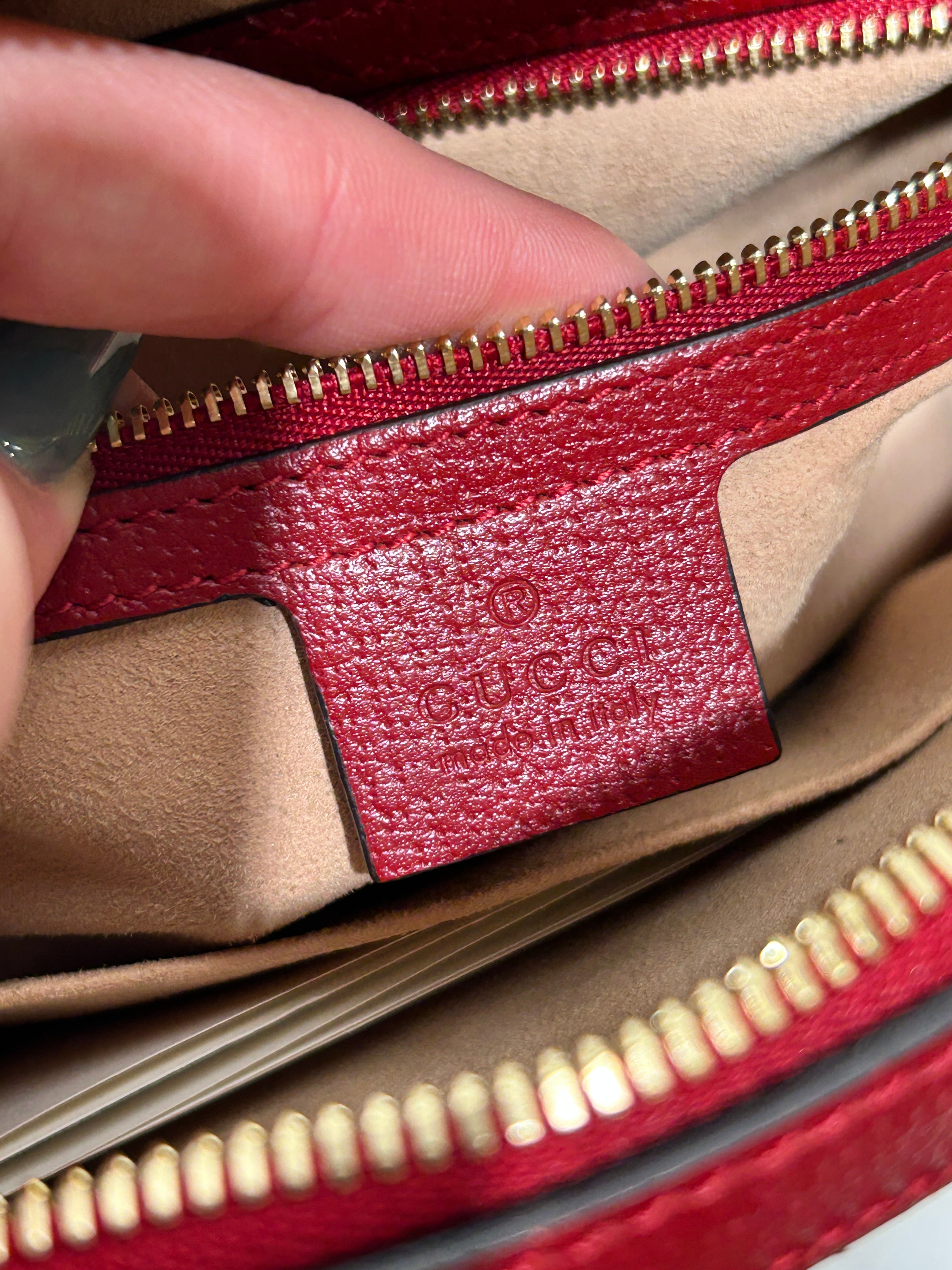 GUCCI/Bag/Monogram/Leather/RED/OPHIDIA GG FLORAL SHOULDER BAG view 5