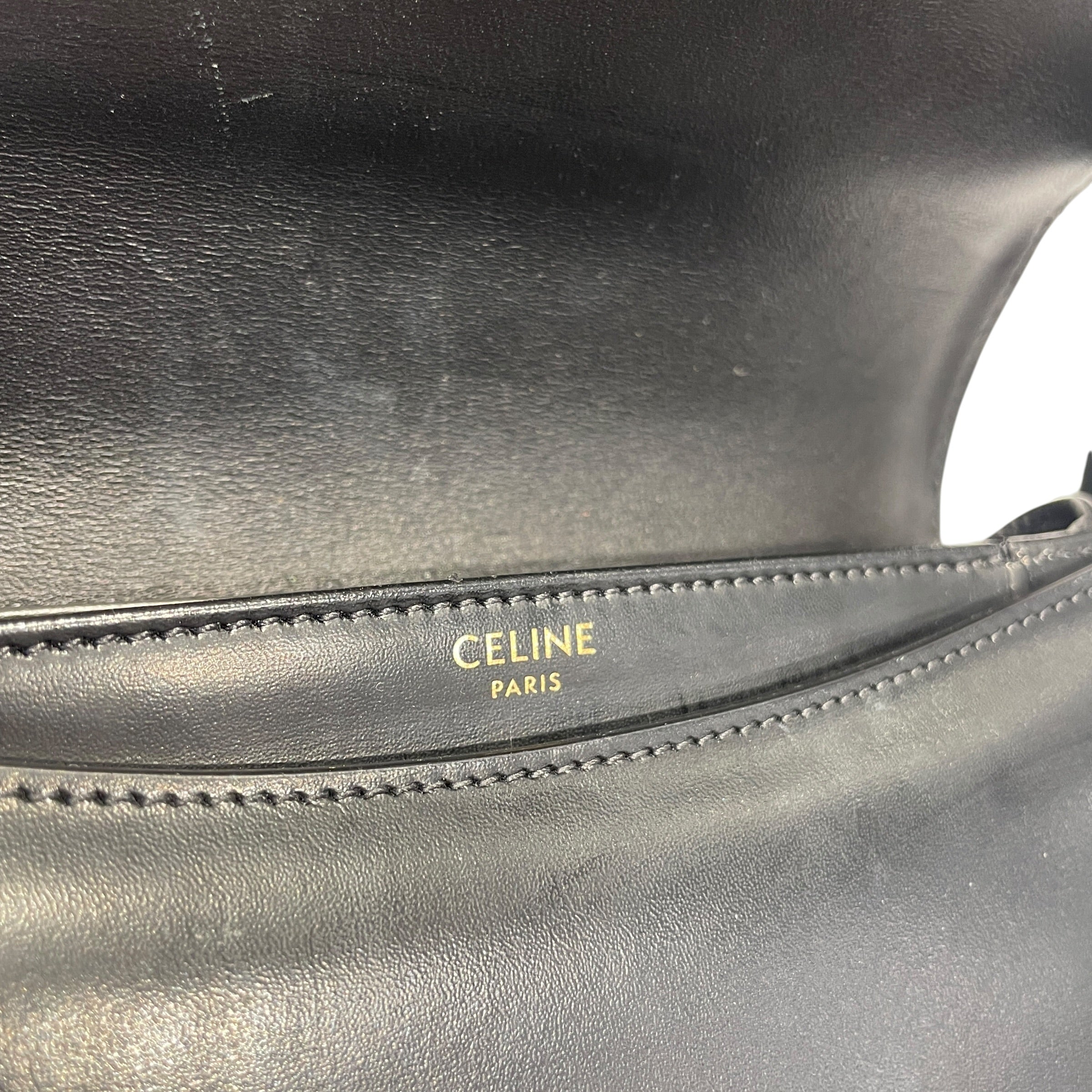 CELINE/Cross Body Bag/Leather/BLK/TRIOMPHE view 6