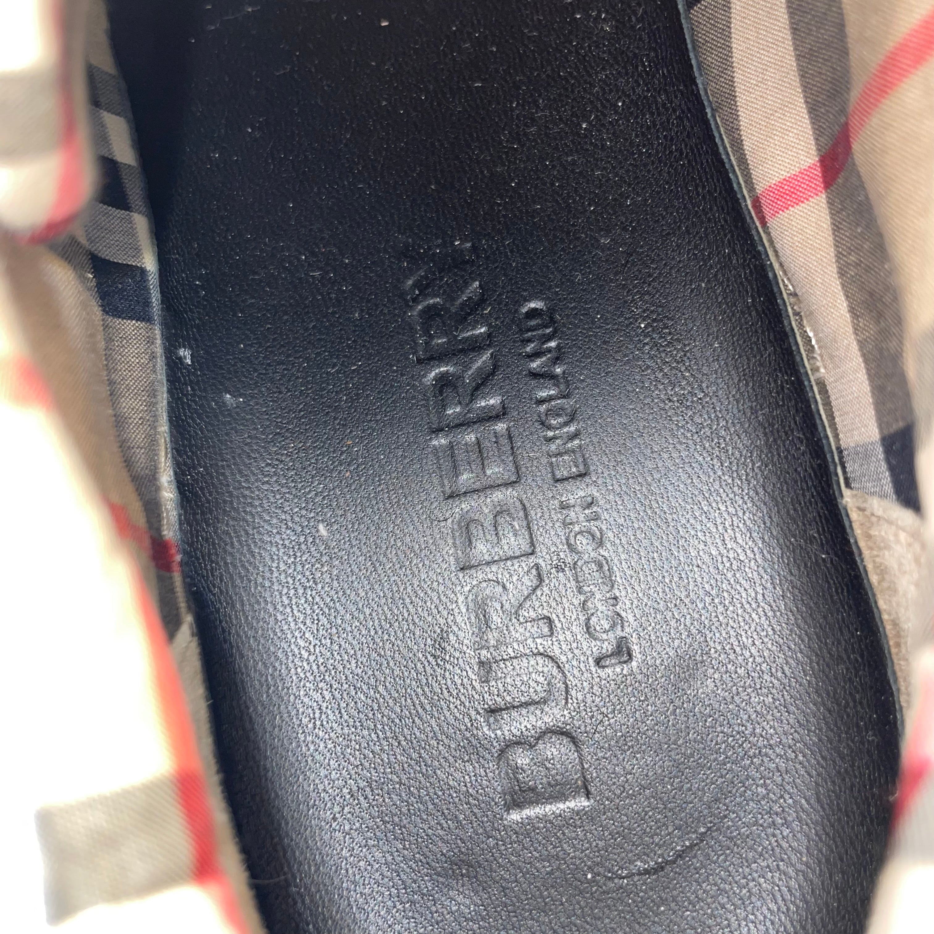 BURBERRY/Low-Sneakers/US 8.5/Gingham Check/Nylon/BEG/ view 3