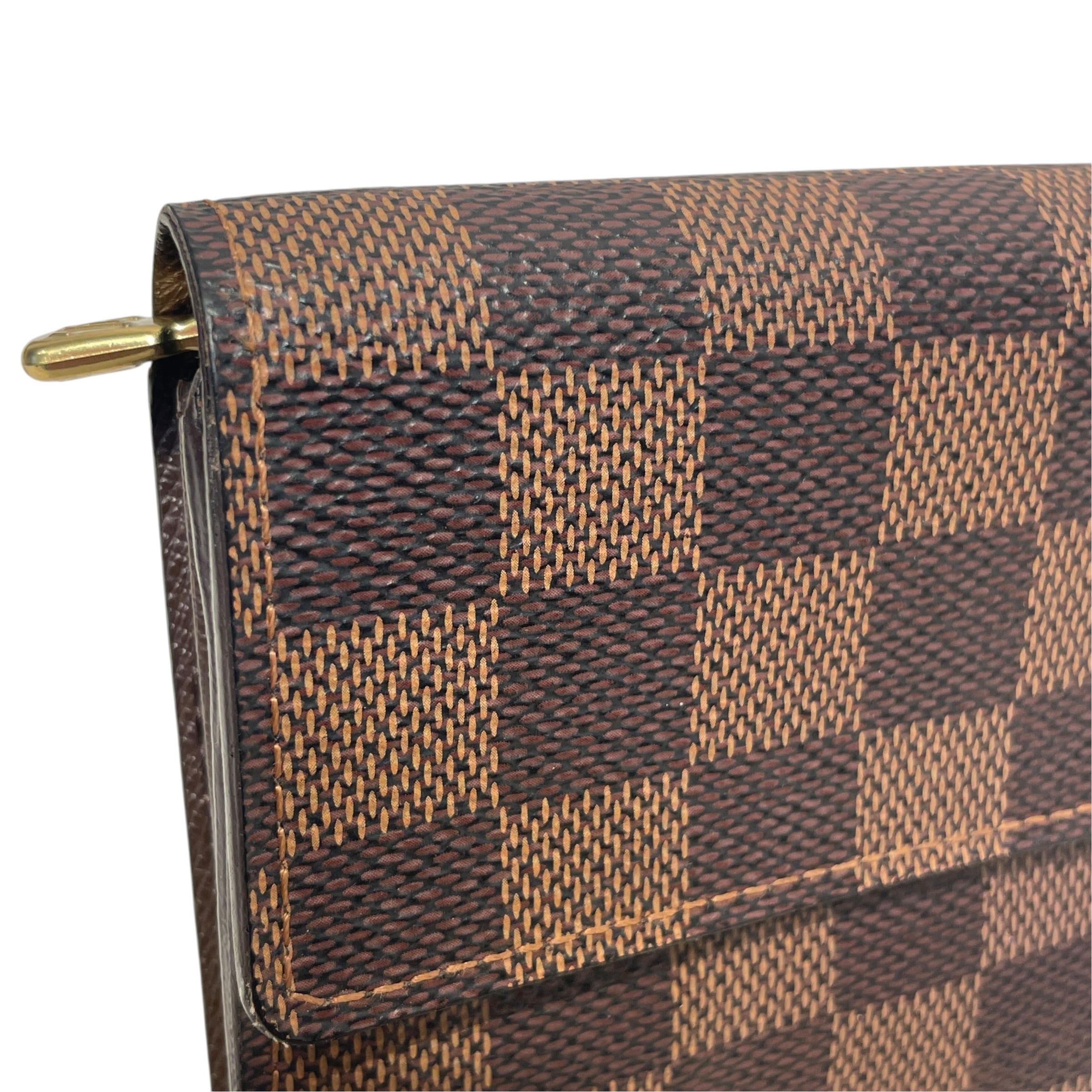 LOUIS VUITTON/Long Wallet/Monogram/Leather/BRW/L's/Damier Sarah view 6