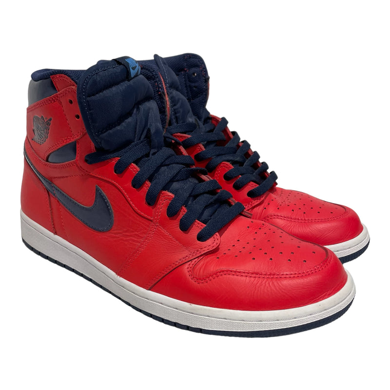 Jordan/Hi-Sneakers/US 12/Leather/RED/David Letterman Jordan 1