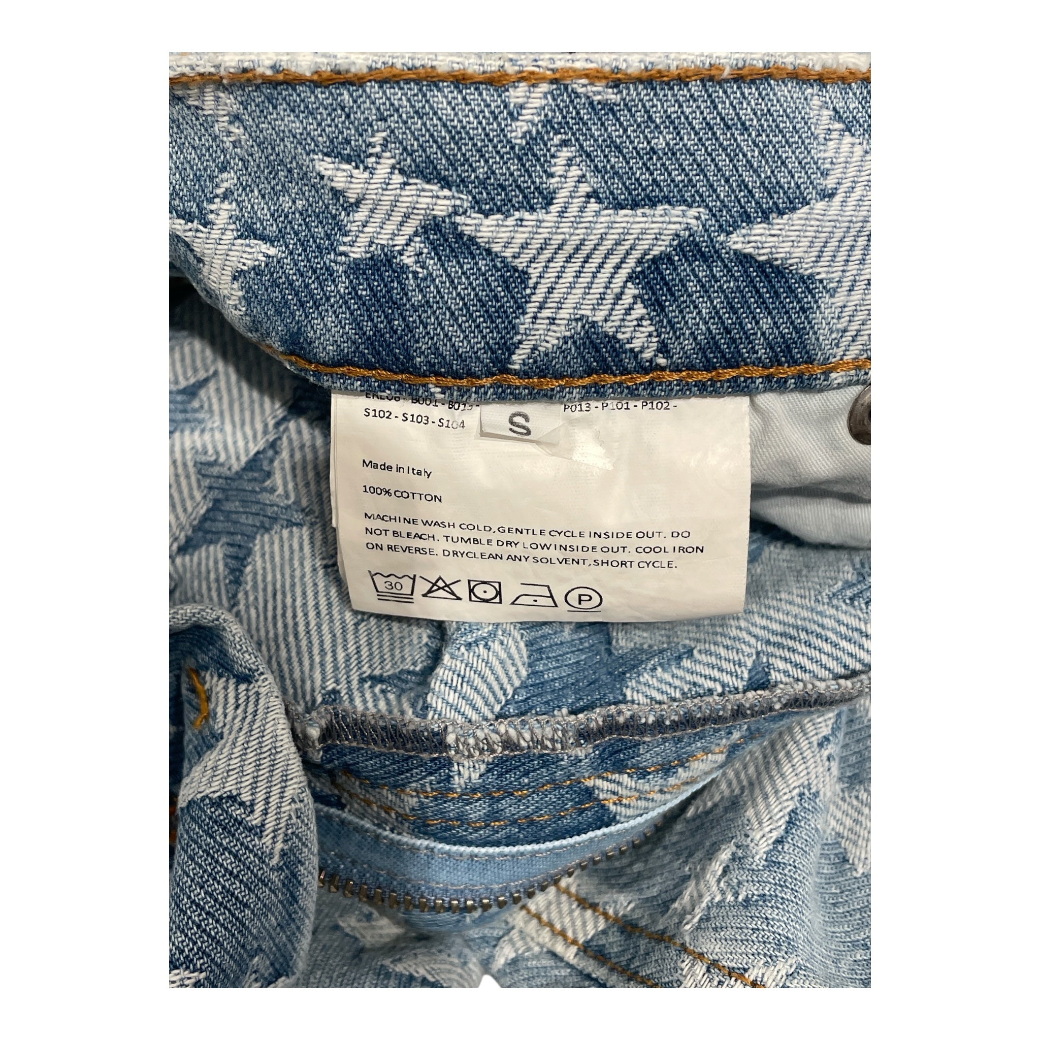 ERL/Shorts/S/Denim/IDG/All Over Print/STAR view 4