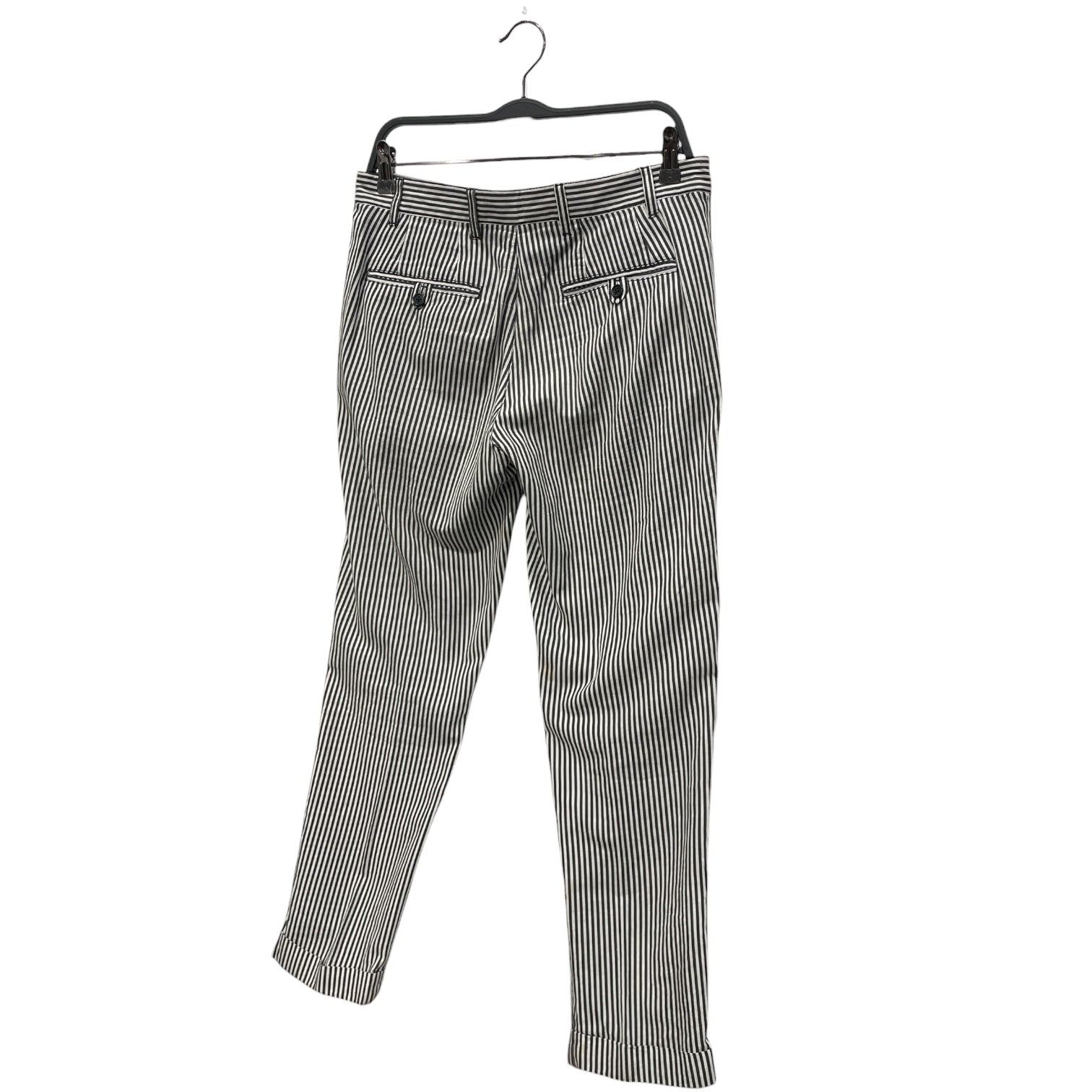ANN DEMEULEMEESTER/Slacks/S/Cotton/WHT/Stripe/STRIPED DRESS PANTS view 2