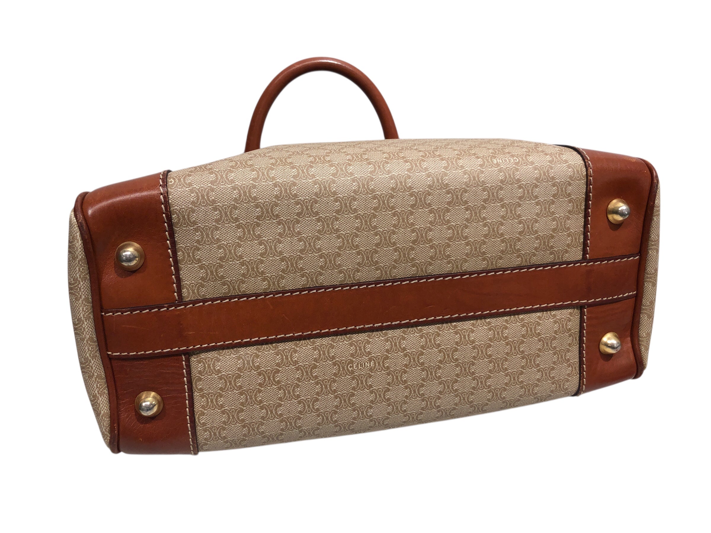 CELINE/Hand Bag/All Over Print/Leather/BEG/ view 3