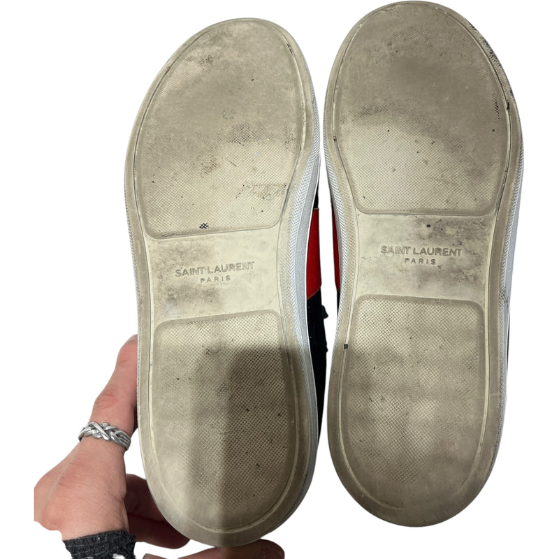 SAINT LAURENT/Hi-Sneakers/EU 45/Leather/RED/