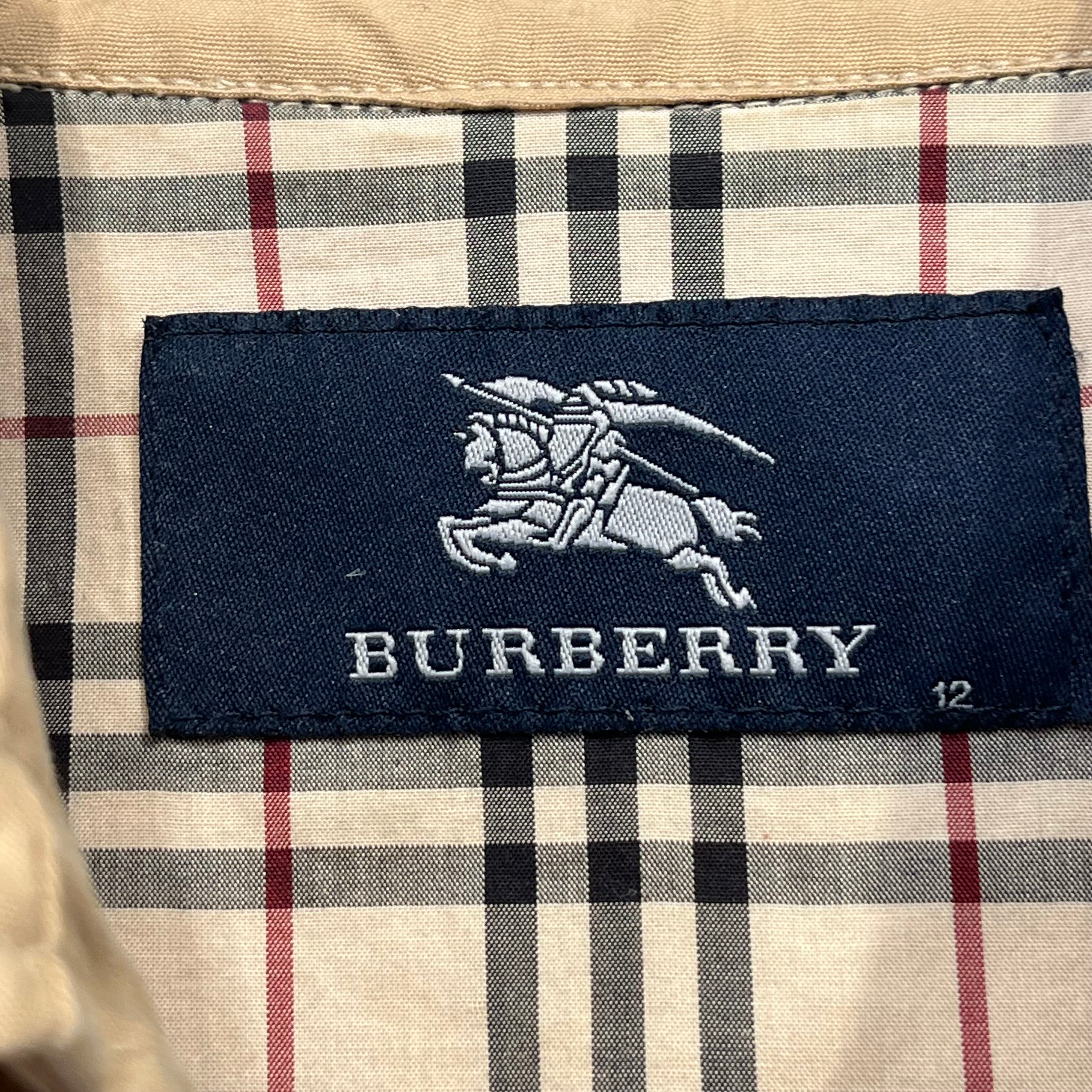 BURBERRY/Jacket/12/Cotton/BEG/CWF view 3