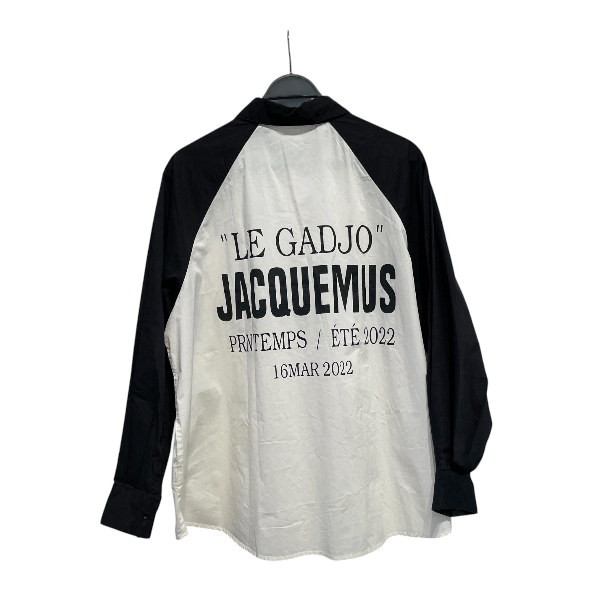 JACQUEMUS/LS Shirt/M/Cotton/WHT/"LE GADJO" view 2