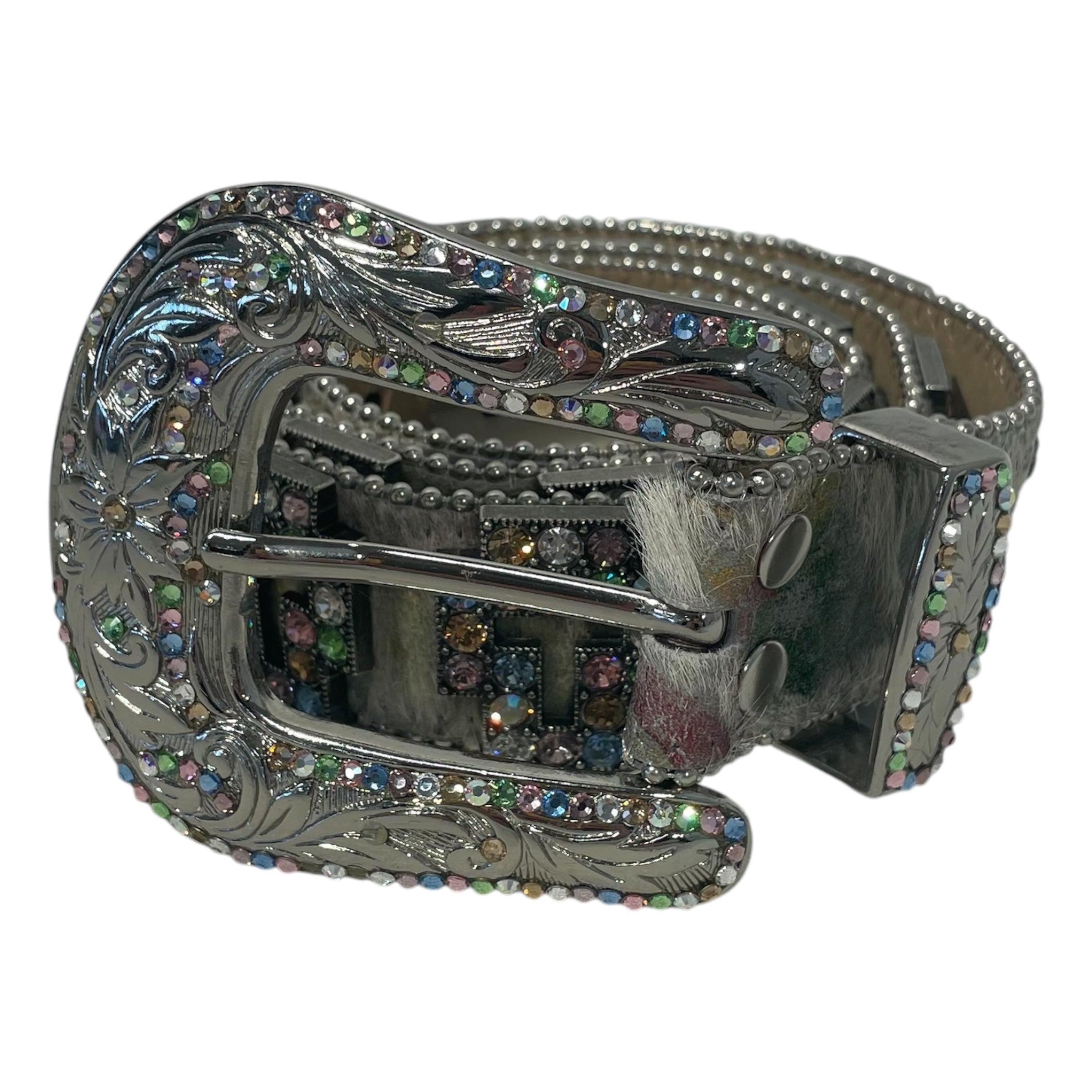 b.b.simon/Belt/Iridescent/Fur/MLT/L's/36 9029 view 1