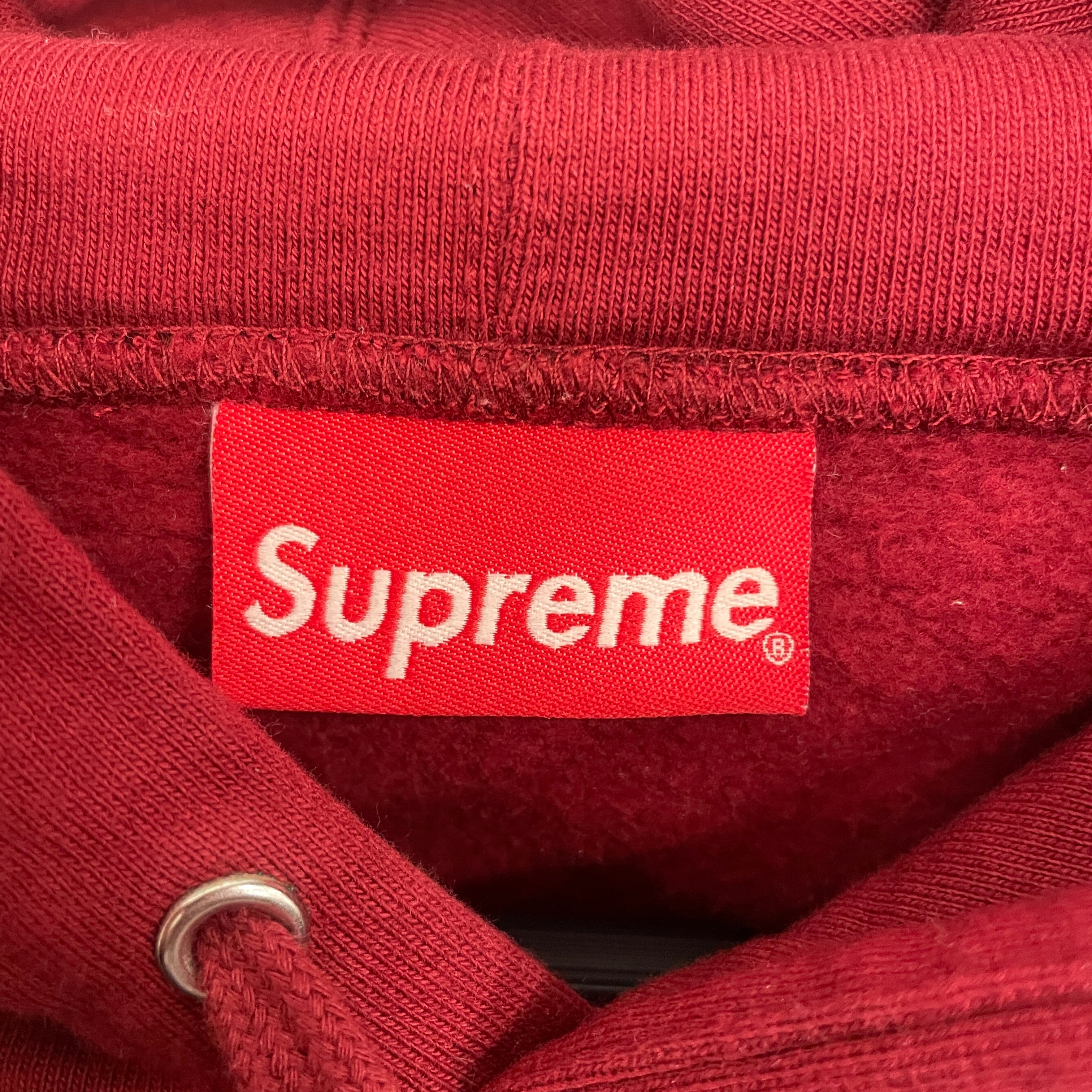Supreme/Hoodie/XL/Cotton/RED/RHINESTONE SCRIPT view 3
