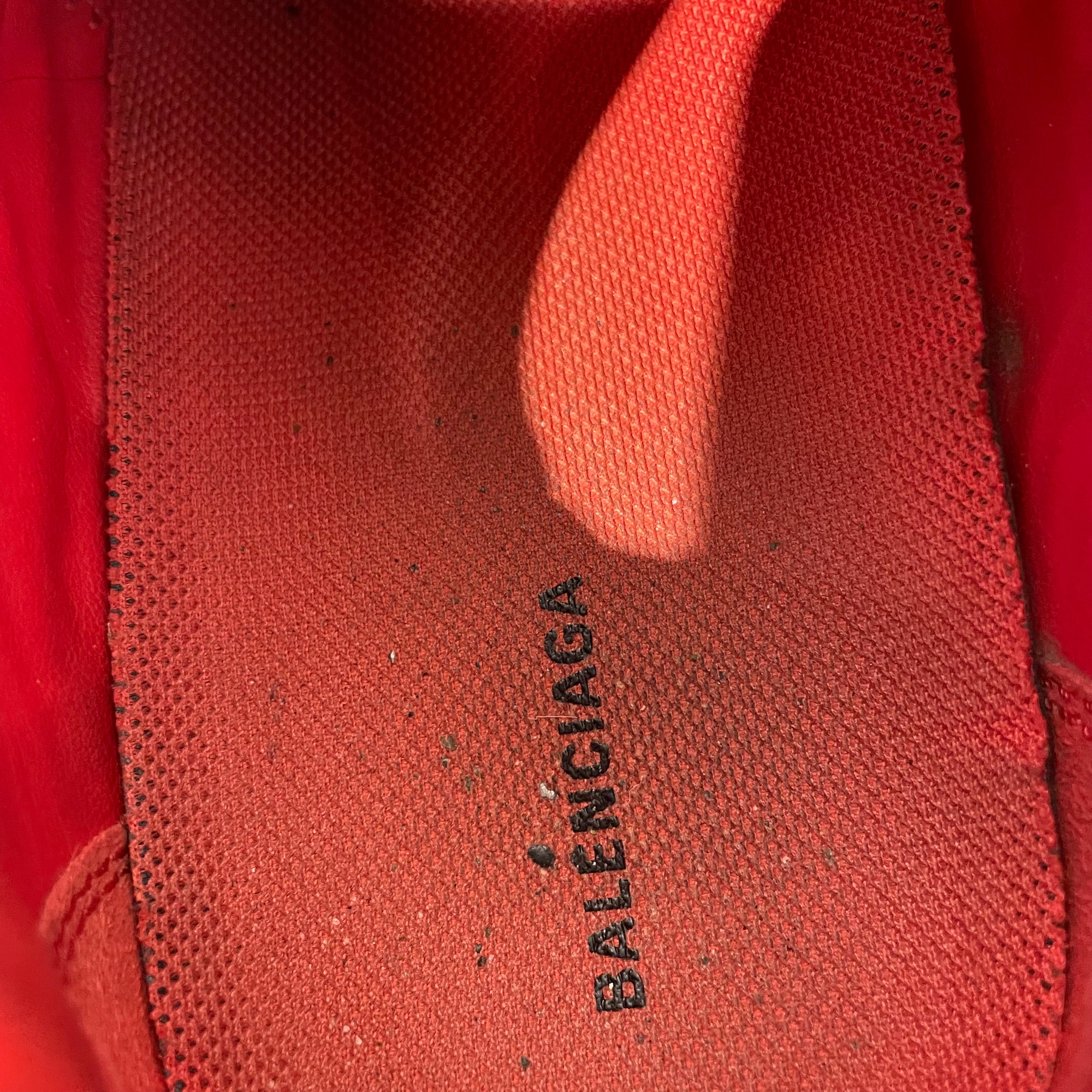 BALENCIAGA/Low-Sneakers/EU 40/Leather/RED/ view 3