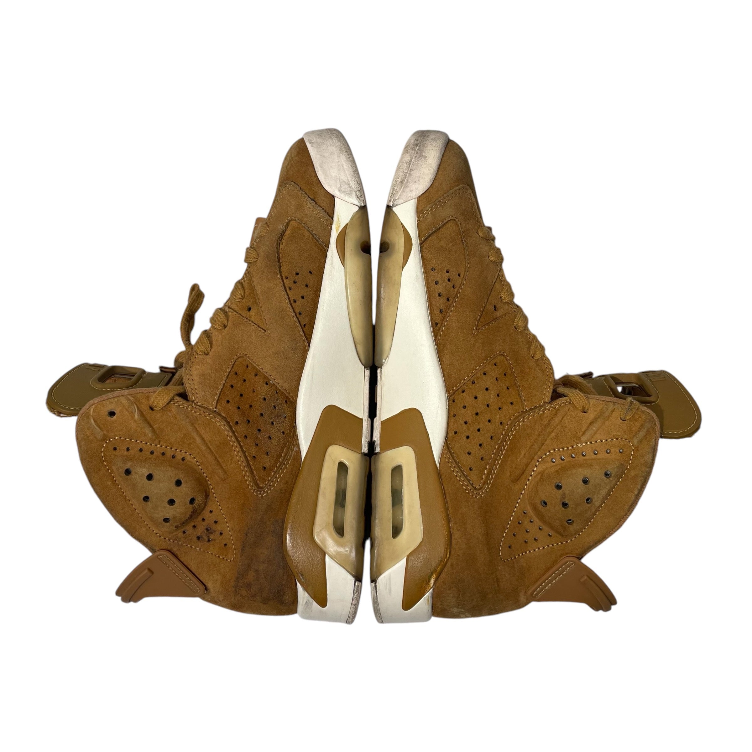 NIKE/Hi-Sneakers/US 10/Suede/CML/AIR JORDAN 6 RETRO WHEAT BROWN view 5