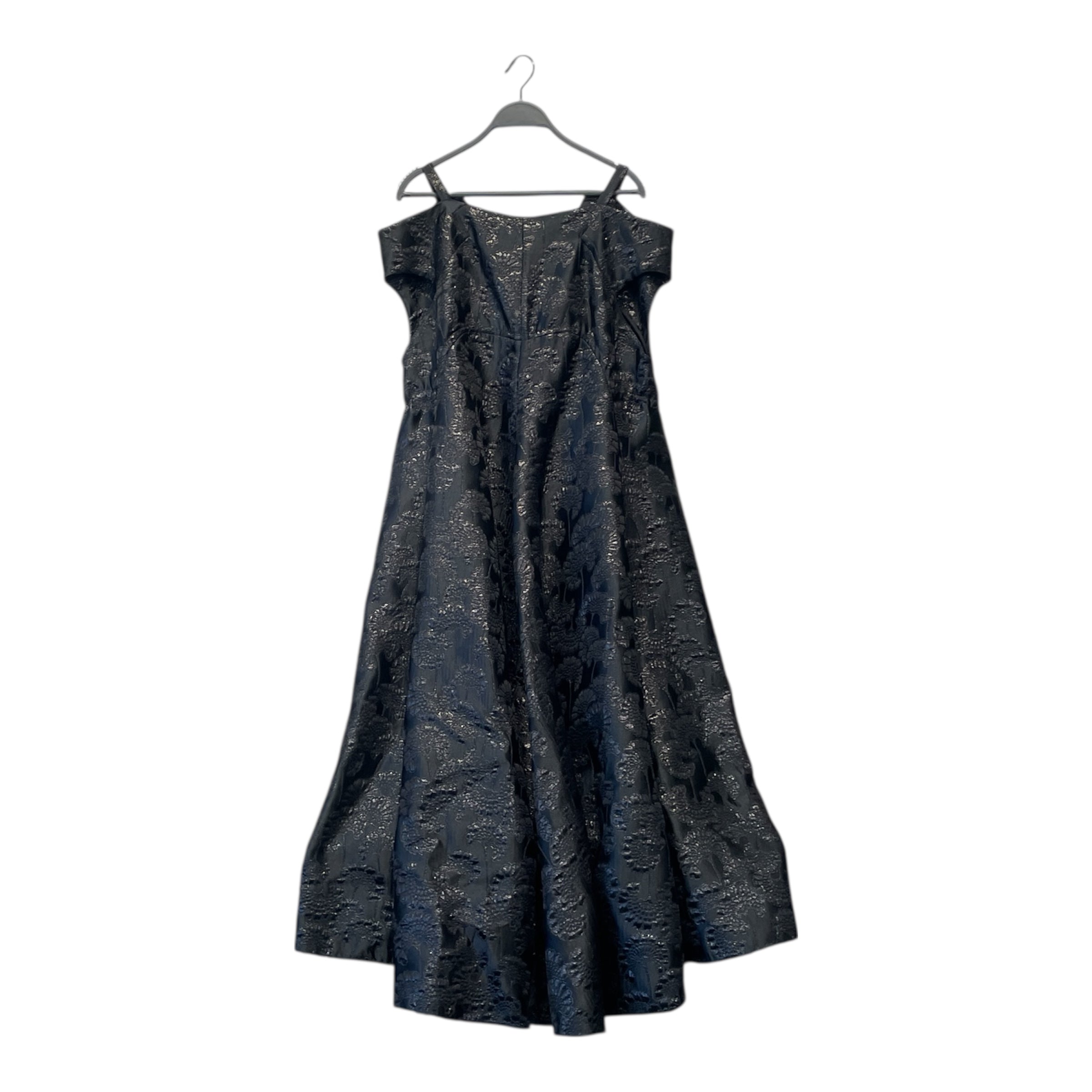 MARNI/Dress/44/All Over Print/Polyester/BLK/BROCADE STRUCTURE GOWN view 2