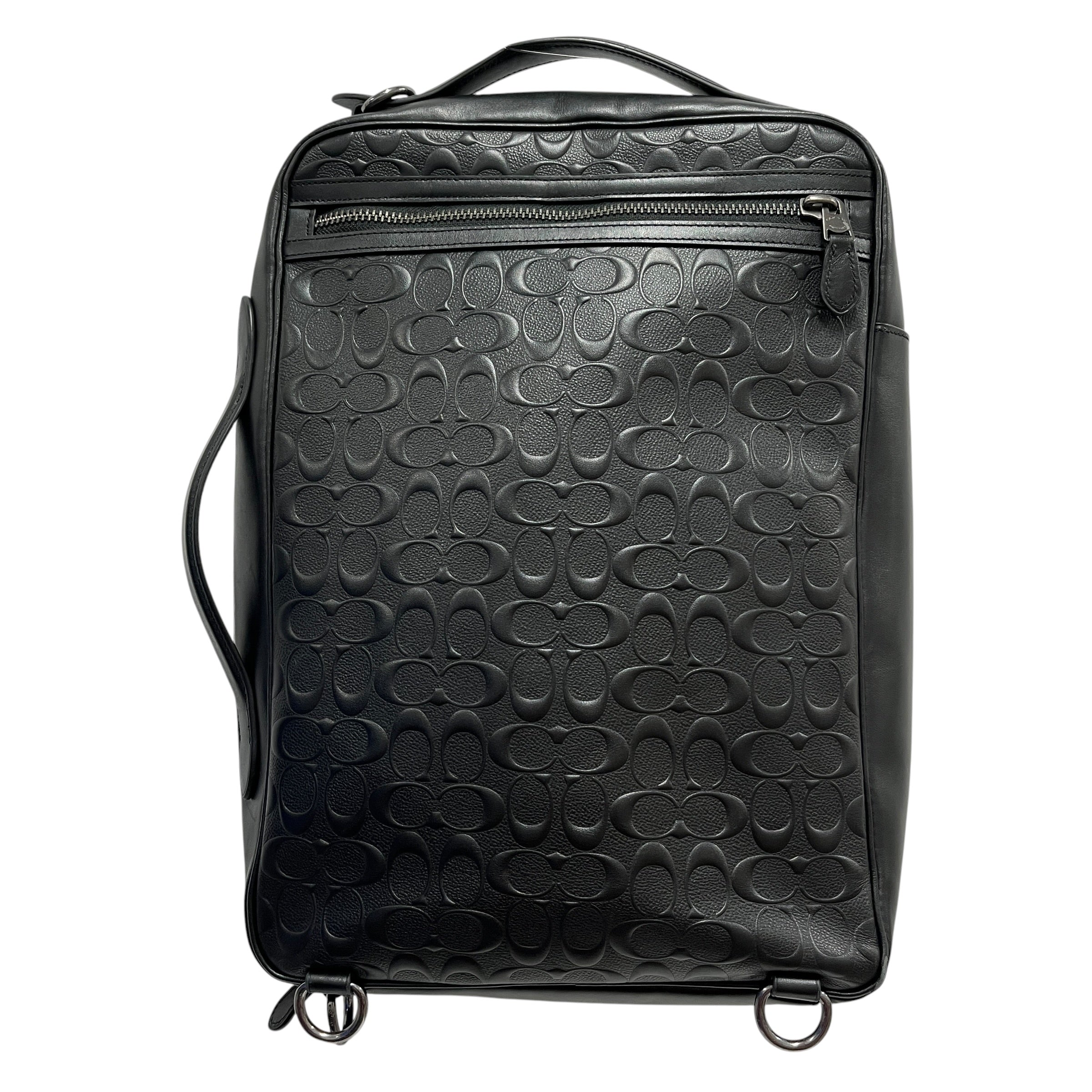 COACH/Briefcase/Leather/BLK/BACKPACK/BC view 2