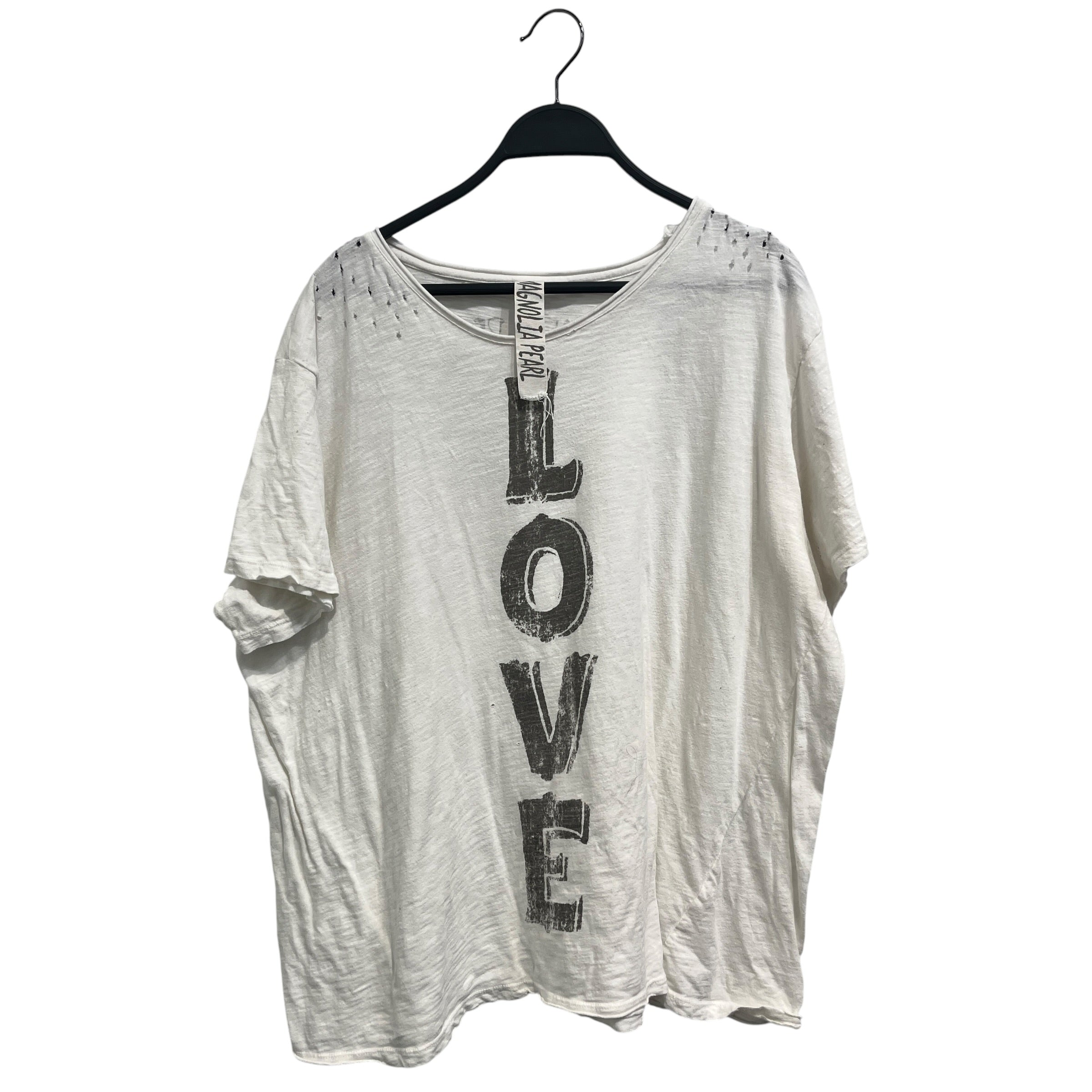 Magnolia Pearl/T-Shirt/S/Graphic/Cotton/WHT/Love view 1