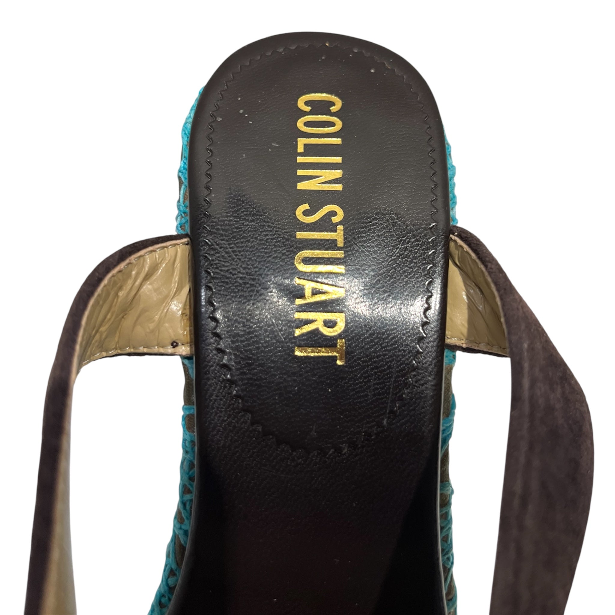 COLIN STUART/Heels/US 6/BLU/BLUE WRAPPED WEDGE view 3