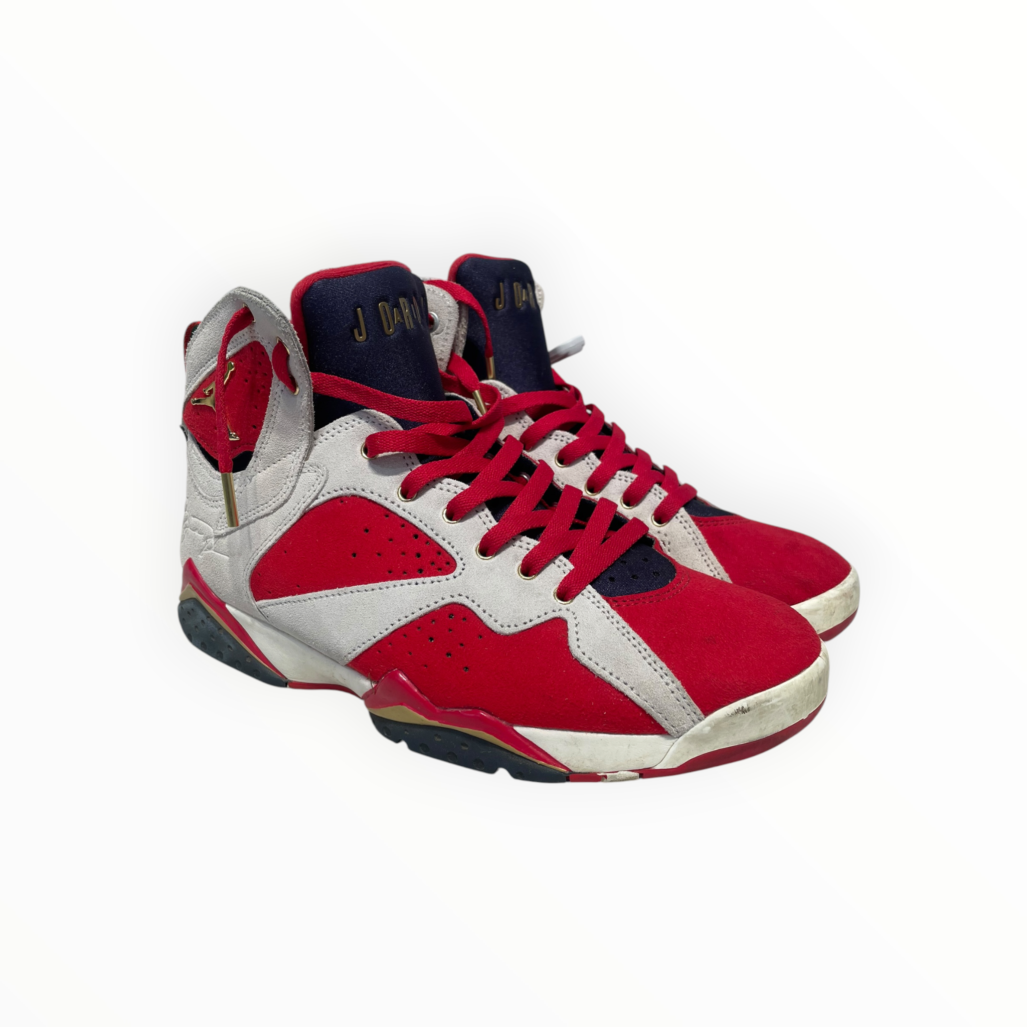NIKE/AIR JORDAN 7 RETRO SP/Hi-Sneakers/US 10.5/Suede/RED/DM1195-474 view 1