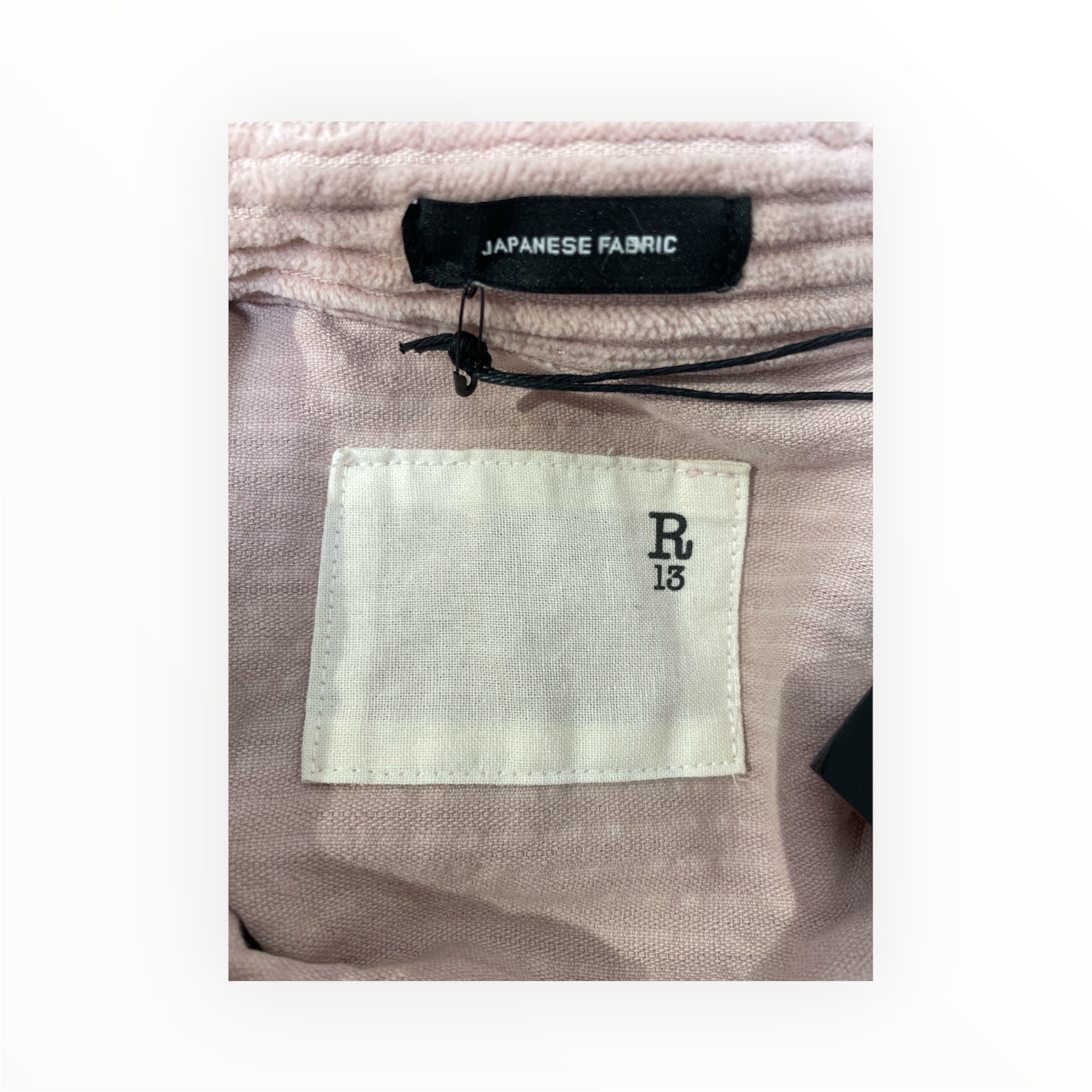 R13/LS Shirt/M/Corduroy/PNK/DROP NECK BUTTON UP view 3