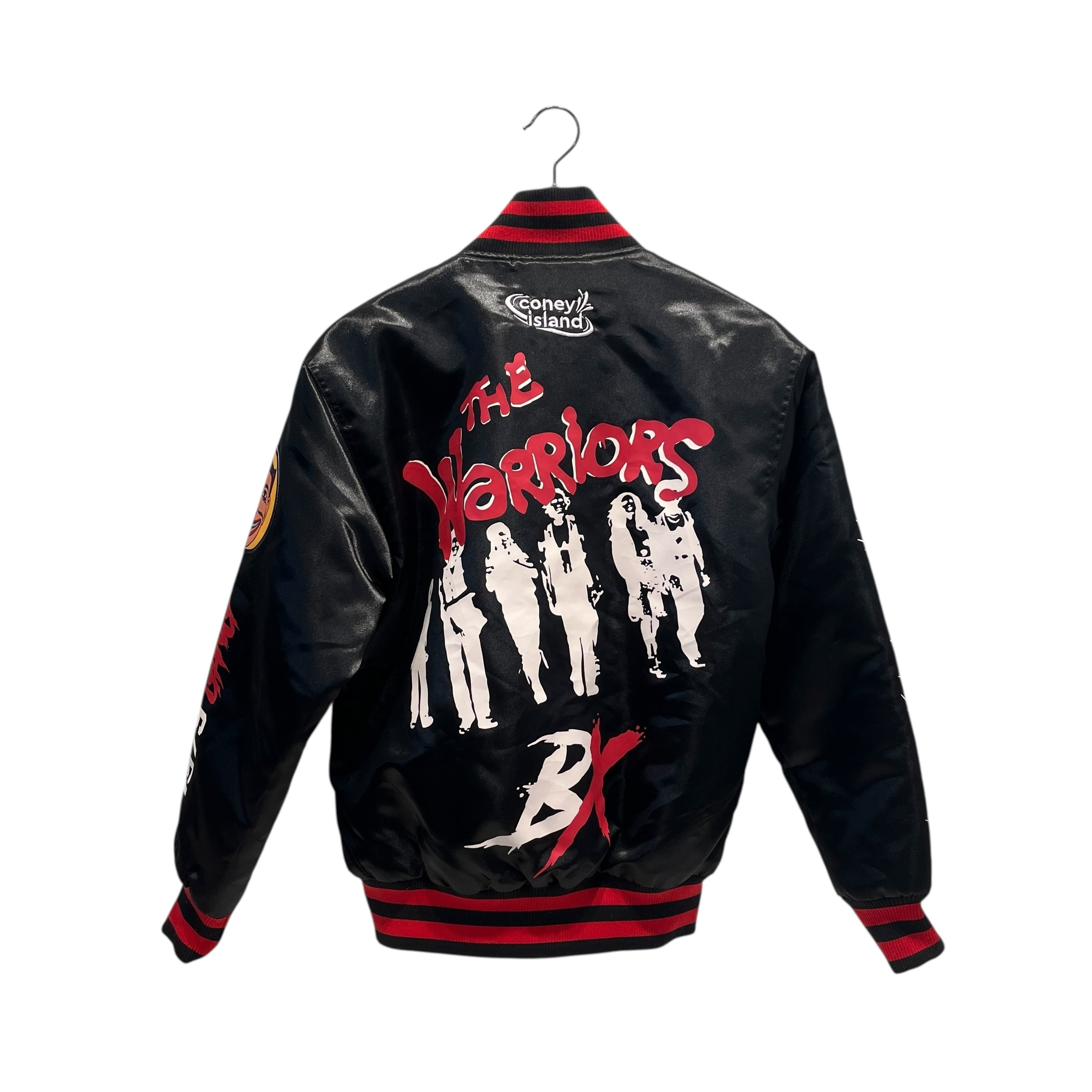 HEADGEAR CLASSICS/Baseball Jkt/S/Nylon/BLK/WARRIORS JACKET view 2