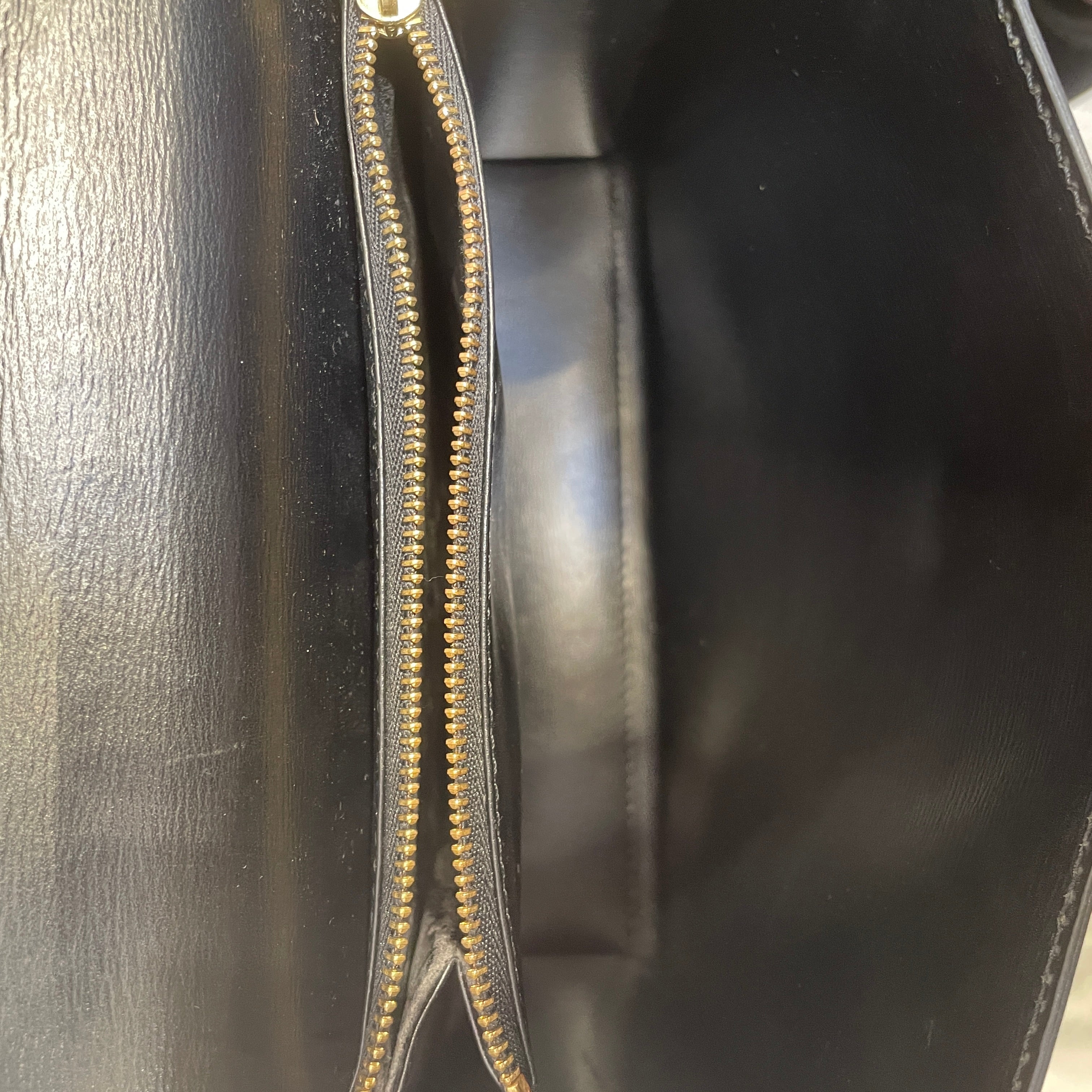 LOUIS VUITTON/Hand Bag/Leather/BLK/EPI MALESHERBES HANDBAG view 5
