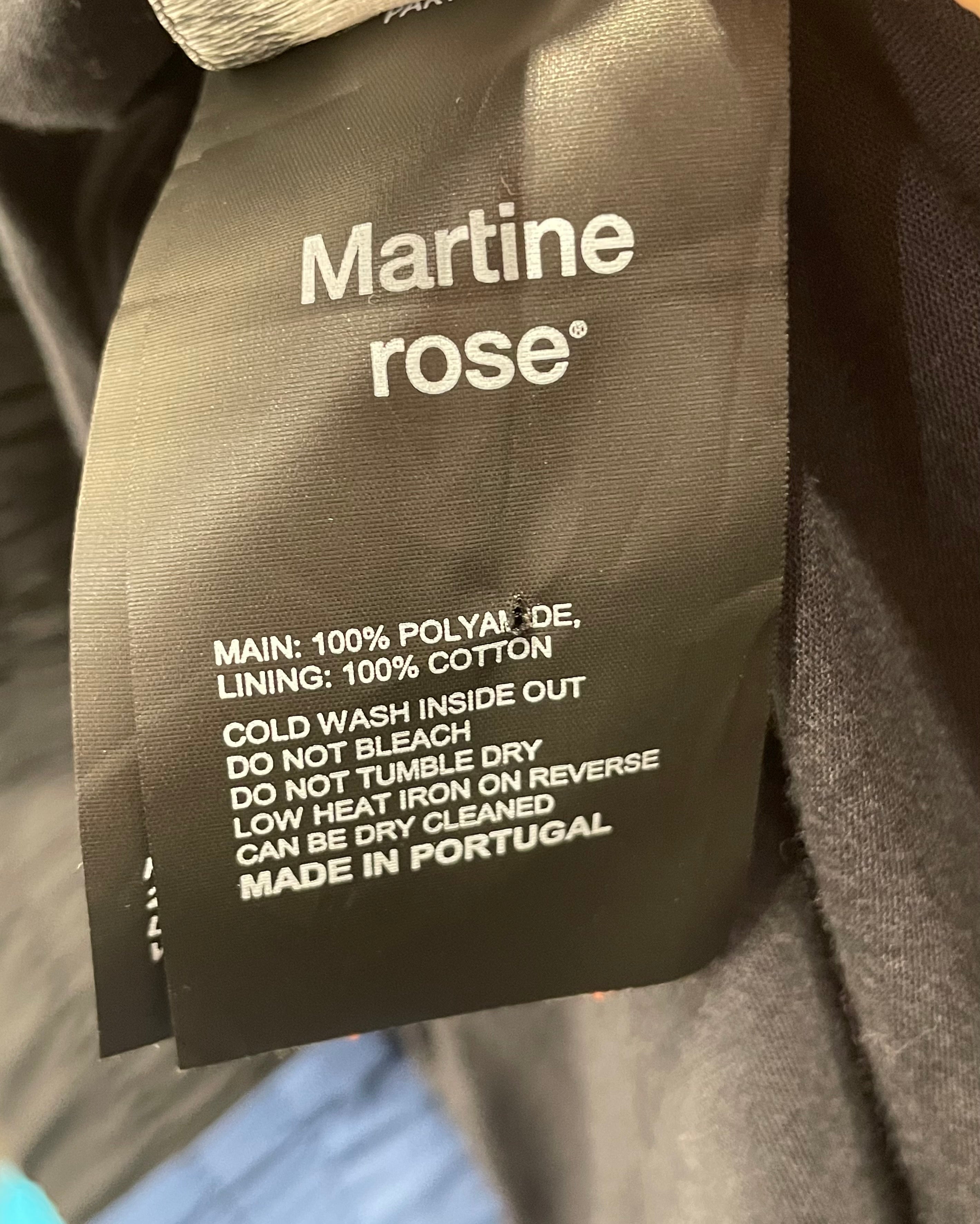 MARTINE ROSE/Windbreaker/M/Cotton/IVR/ view 4