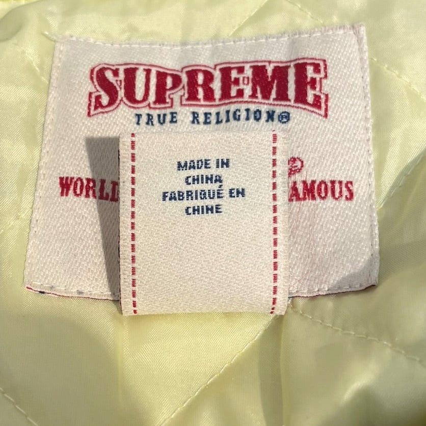 Supreme/LS Shirt/M/Cotton/YEL/Plaid/PADDED FLANNEL SHIRT view 4