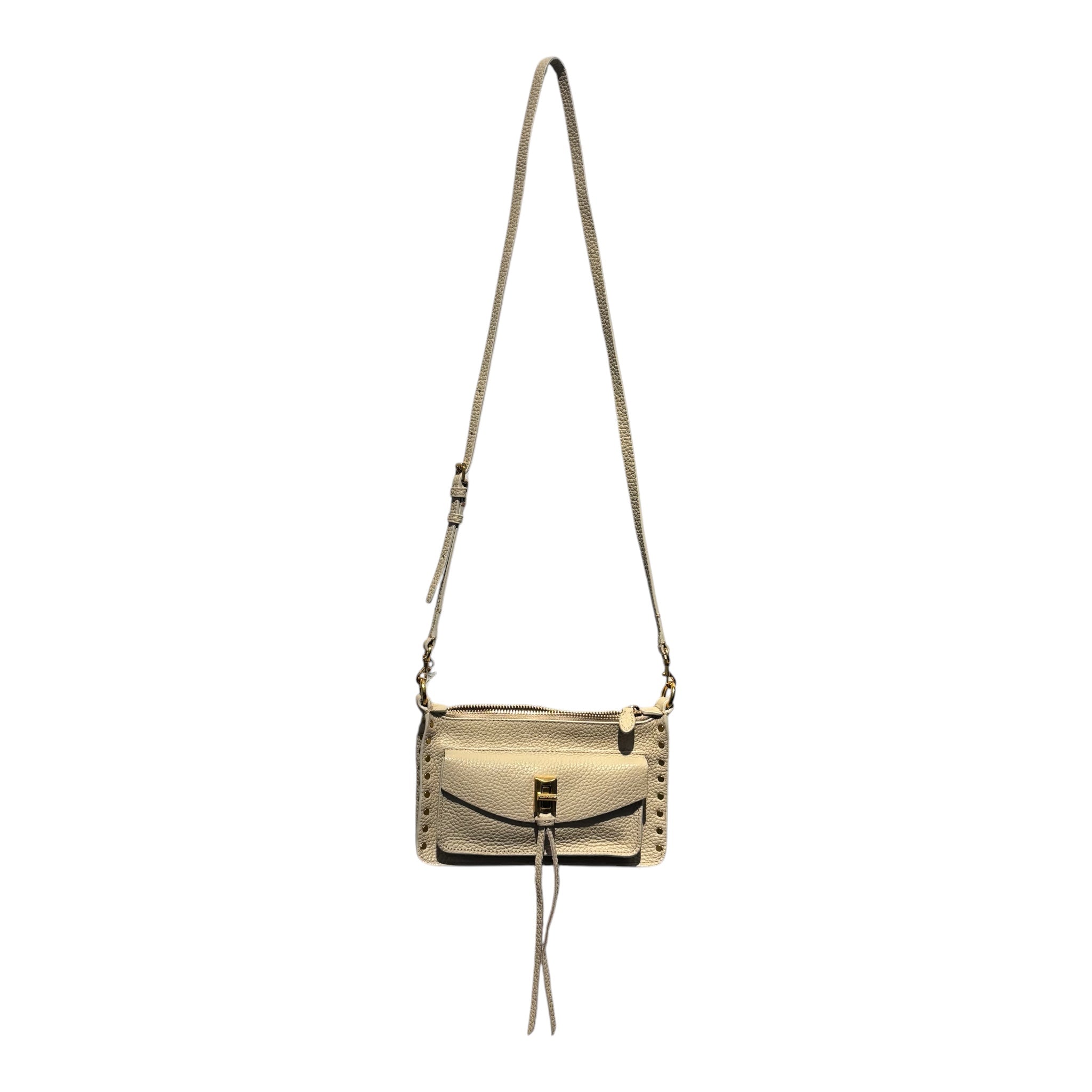 REBECCA MINKOFF/Cross Body Bag/Leather/BEG/DARREN CROSSBODY view 1