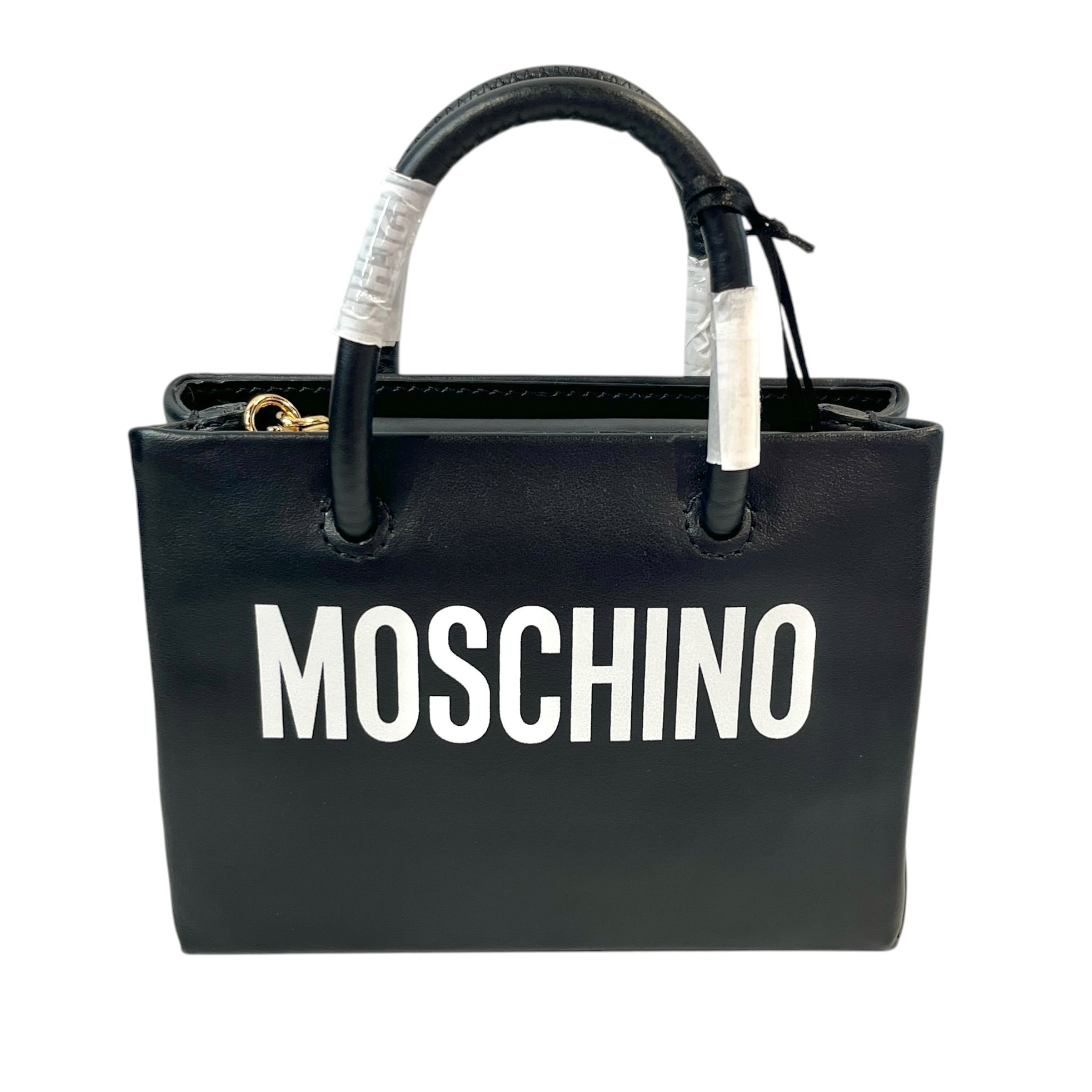 MOSCHINO/Hand Bag/Leather/BLK/moschino belt bag view 1