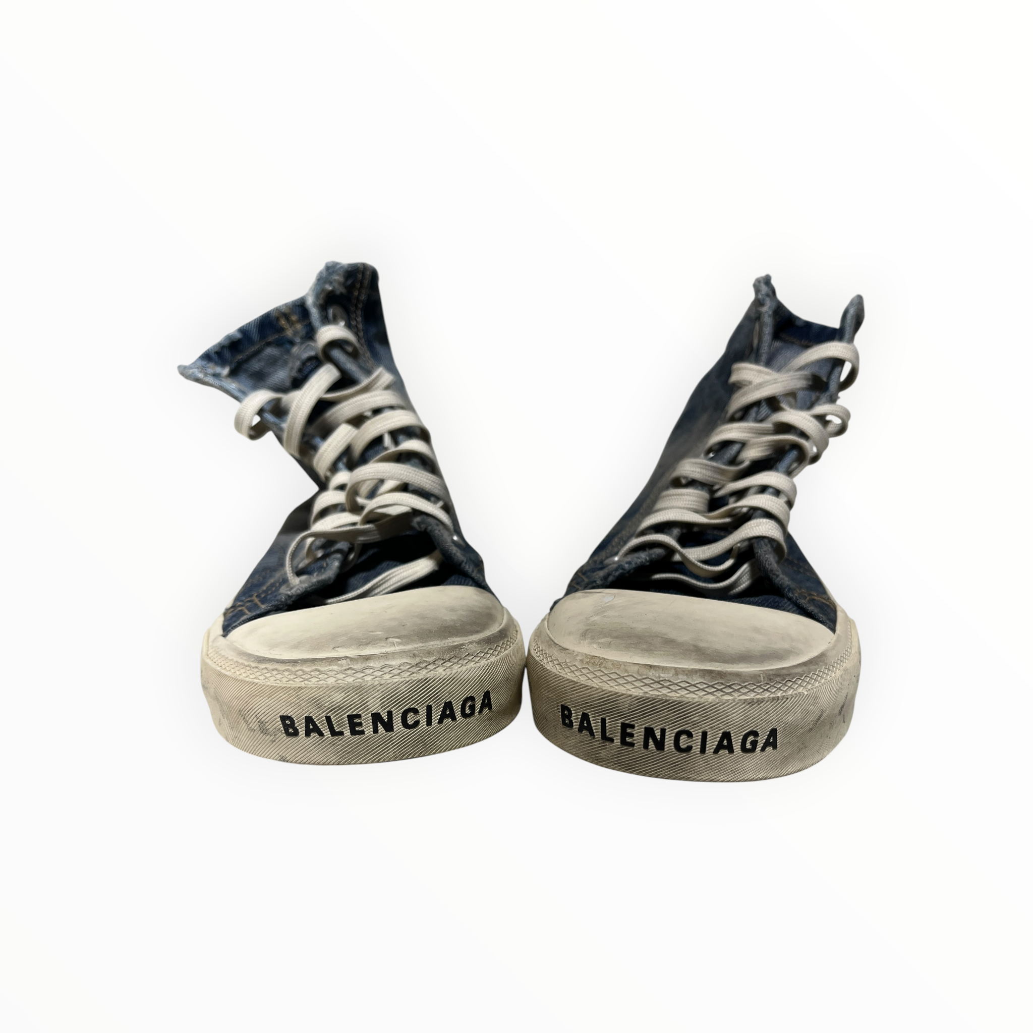 BALENCIAGA/Hi-Sneakers/US 8/Denim/IDG/paris high top view 5