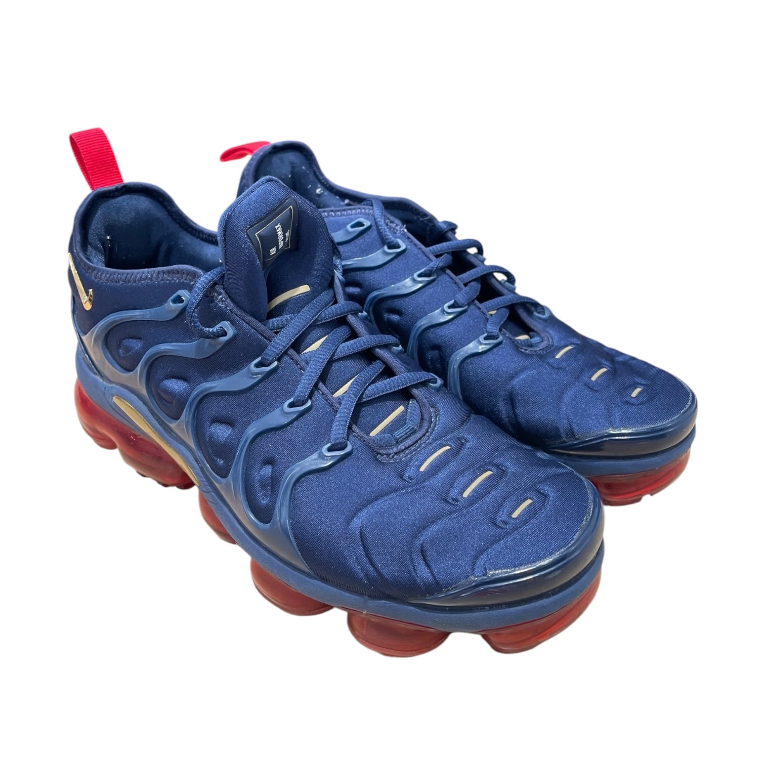 NIKE/AIR VAPORMAX PLUS OLYMPIC/Low-Sneakers/US 9/Nylon/NVY/924453-405 view 1