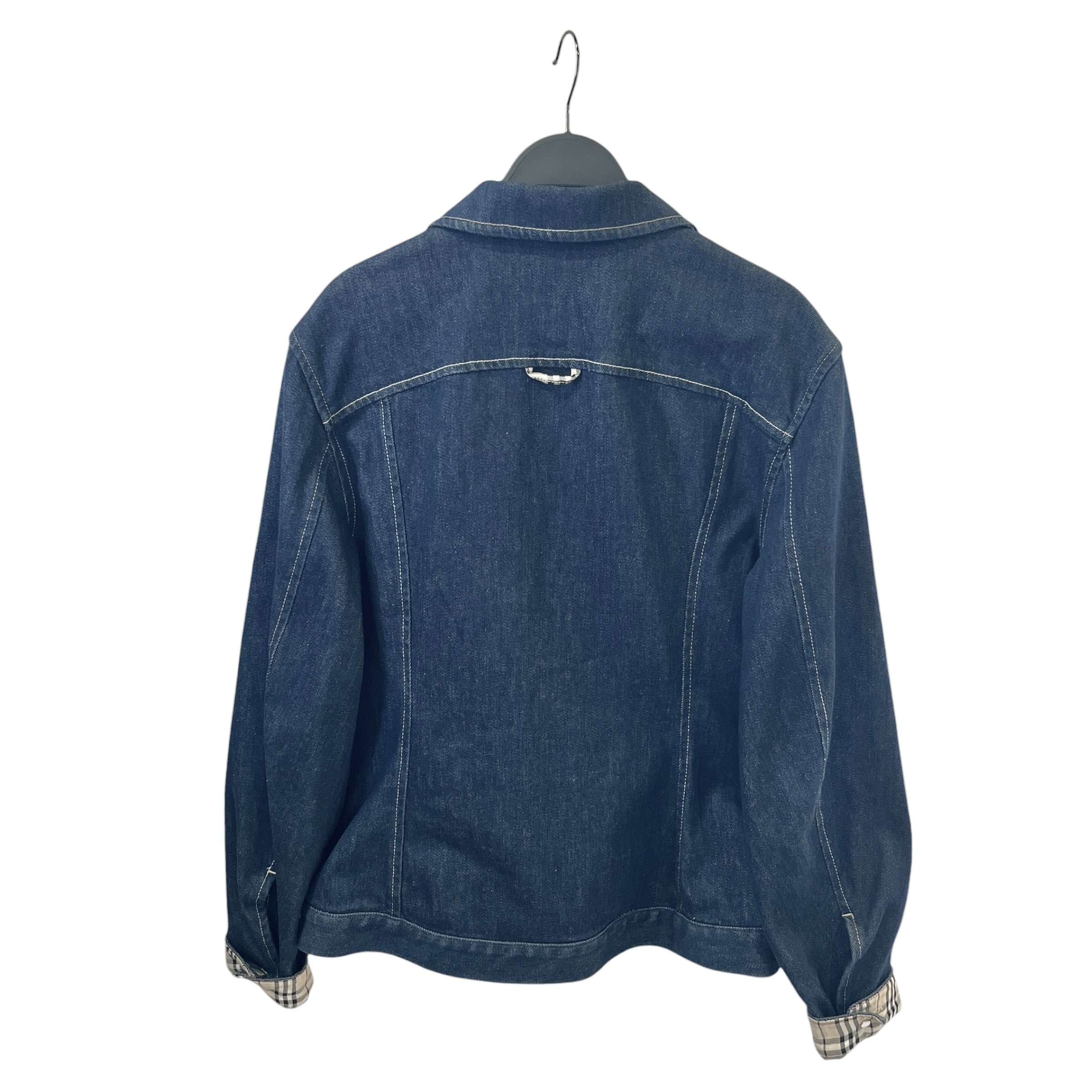 BURBERRY LONDON/Denim Jkt/14/Cotton/NVY/Single Breasted/Denim Trucker Jacket view 2