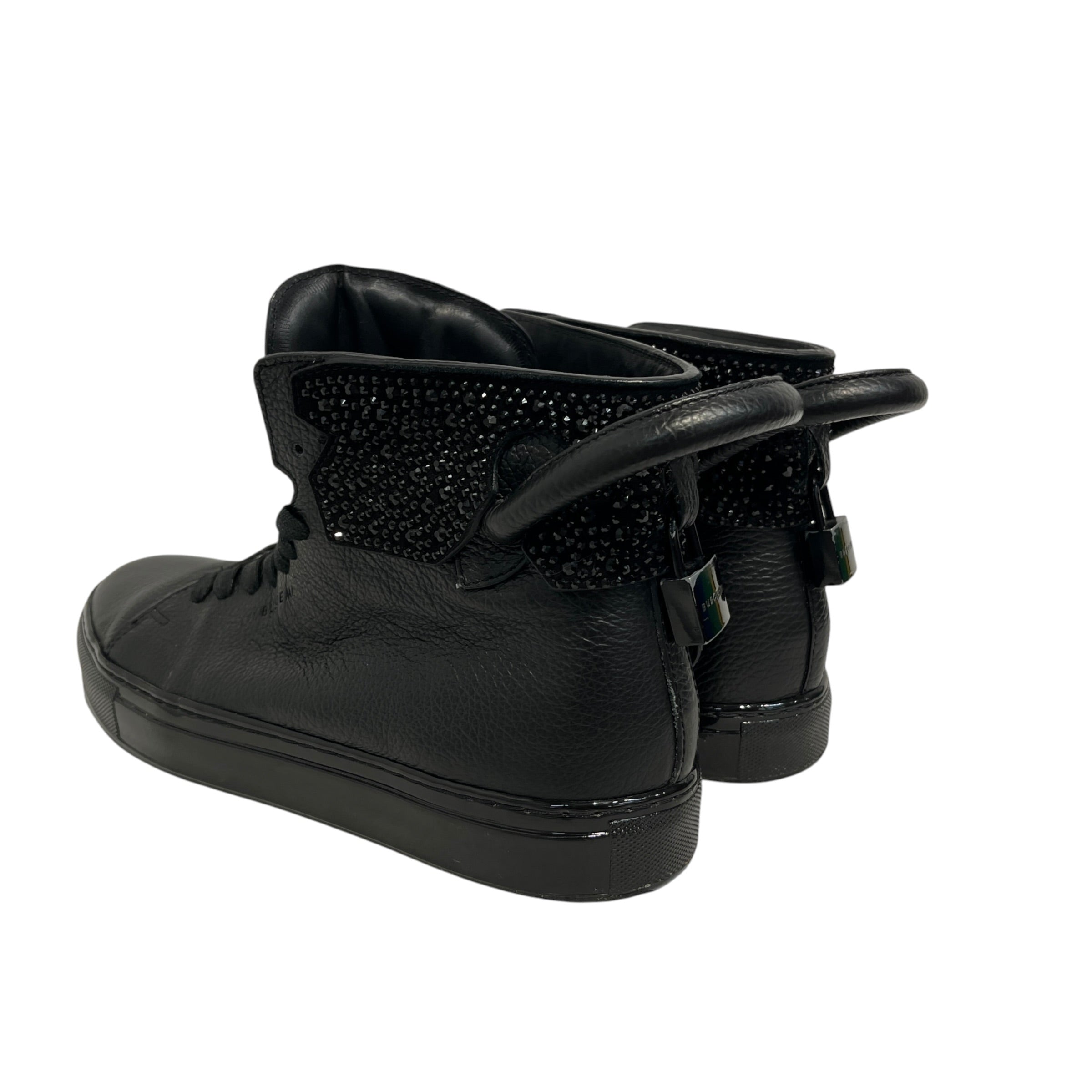 BUSCEMI/Hi-Sneakers/EU 43/Leather/BLK/ view 2