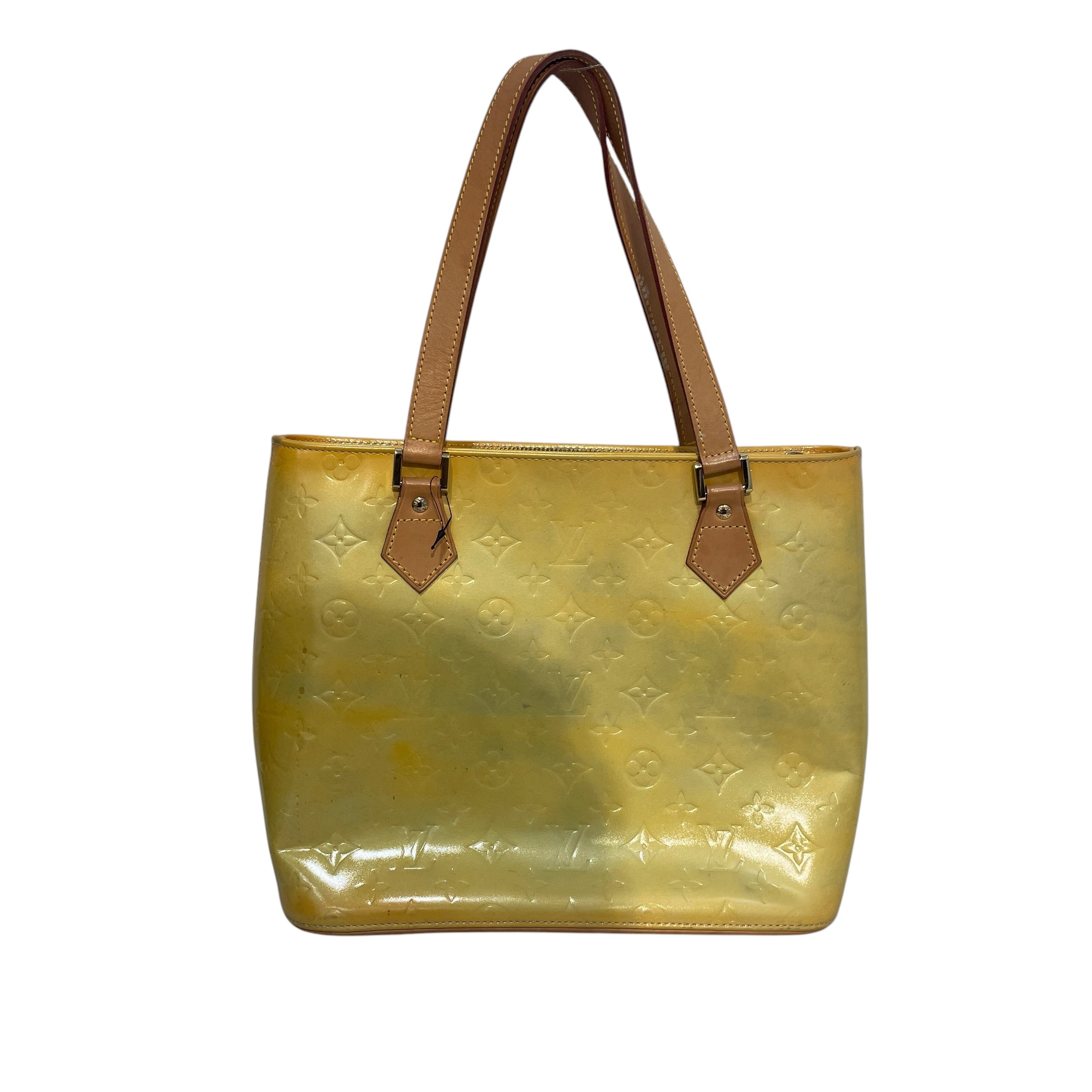 LOUIS VUITTON/Tote Bag/Monogram/Leather/YEL/Ventris tote view 1