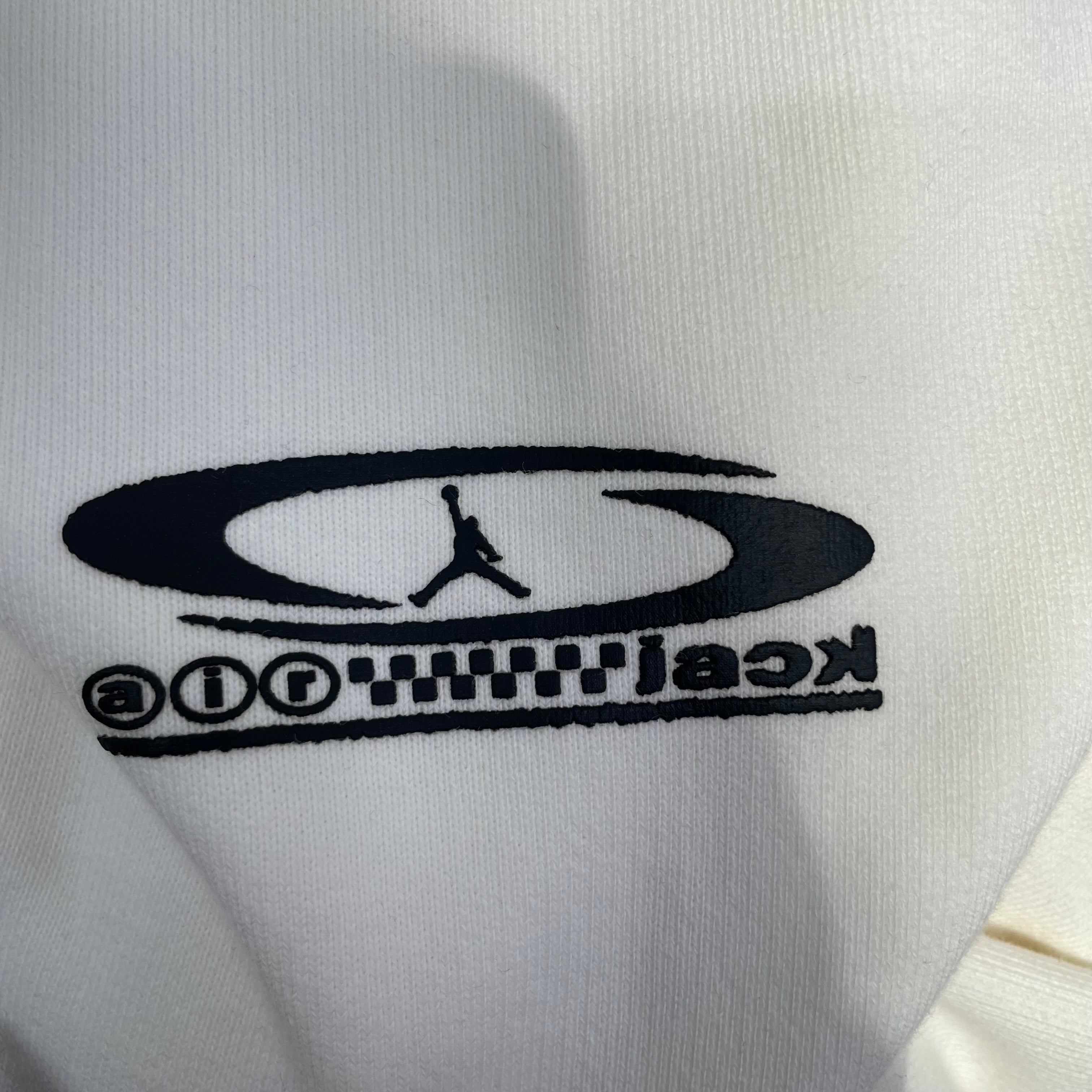CACTUS JACK/air-J/Hoodie/L/Cotton/WHT/blk print bck view 5