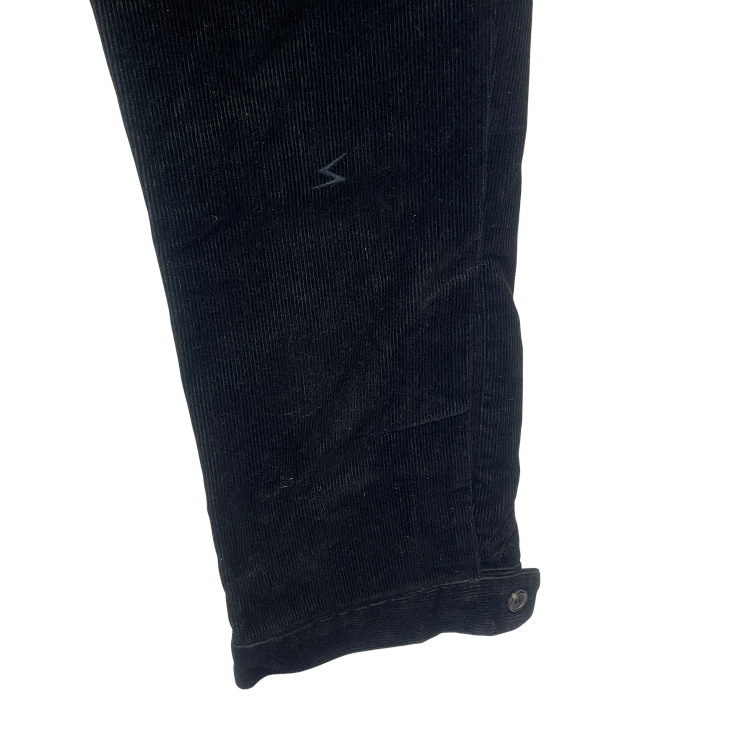UNDERCOVER/Pants/1/Corduroy/BLK/LIGHTING BOLT ON KNEE view 2