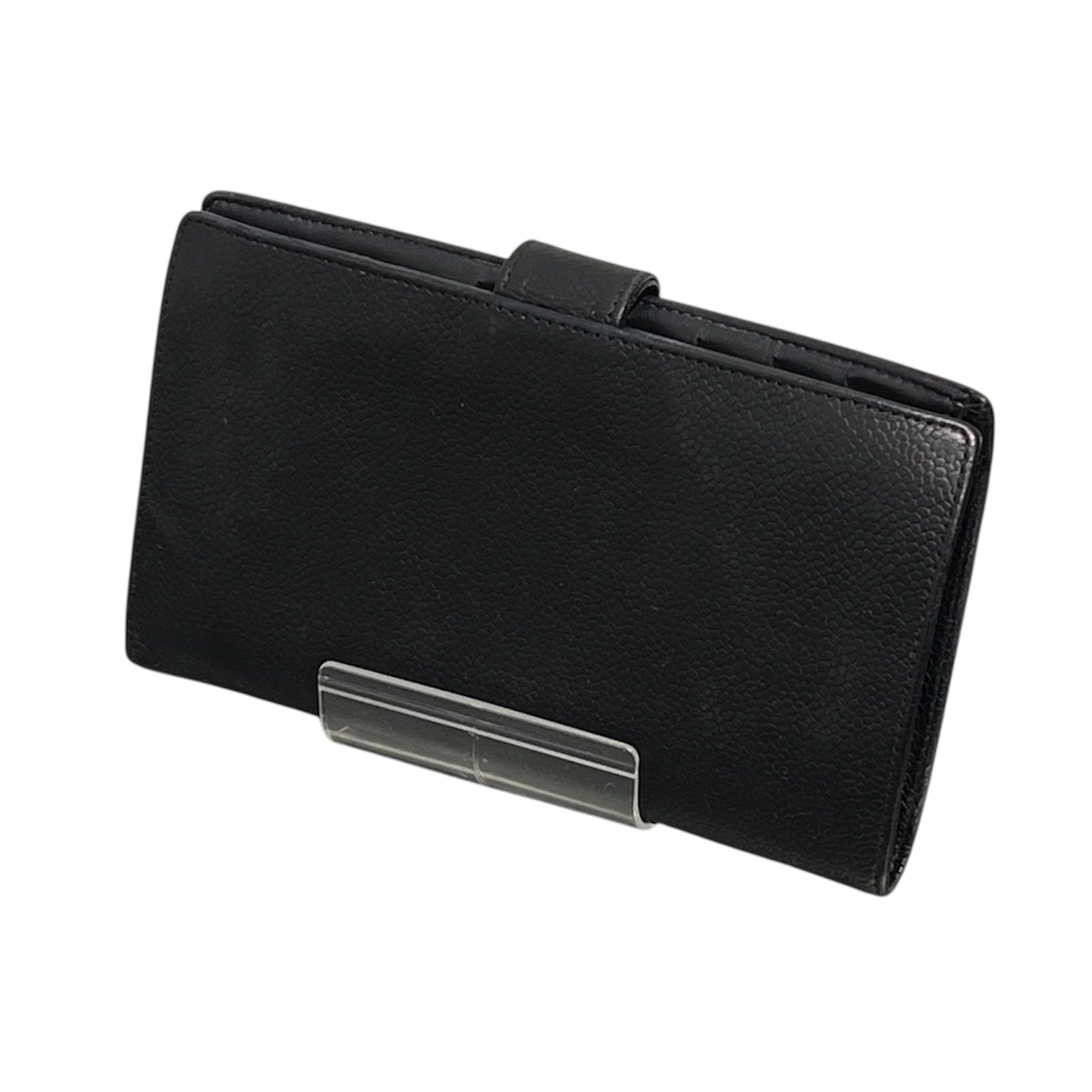 CHANEL/Wallet/Leather/BLK/BUTTON CAVIAR 9603960 view 2