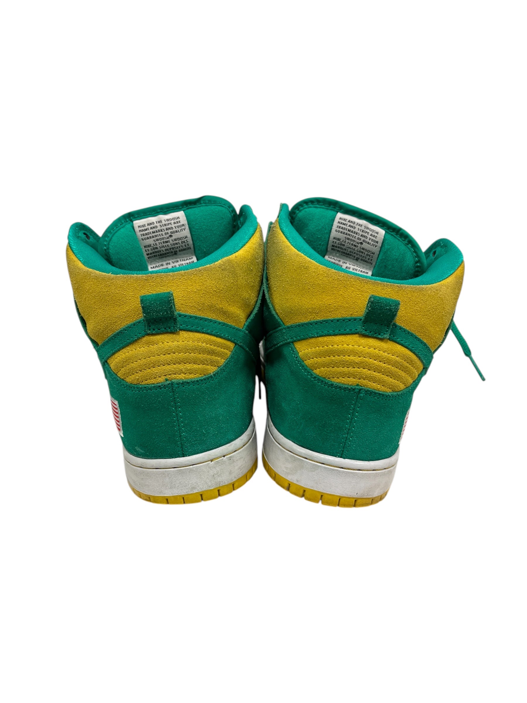 NIKE SB/Hi-Sneakers/US 13/Suede/YEL/305050-337 view 4