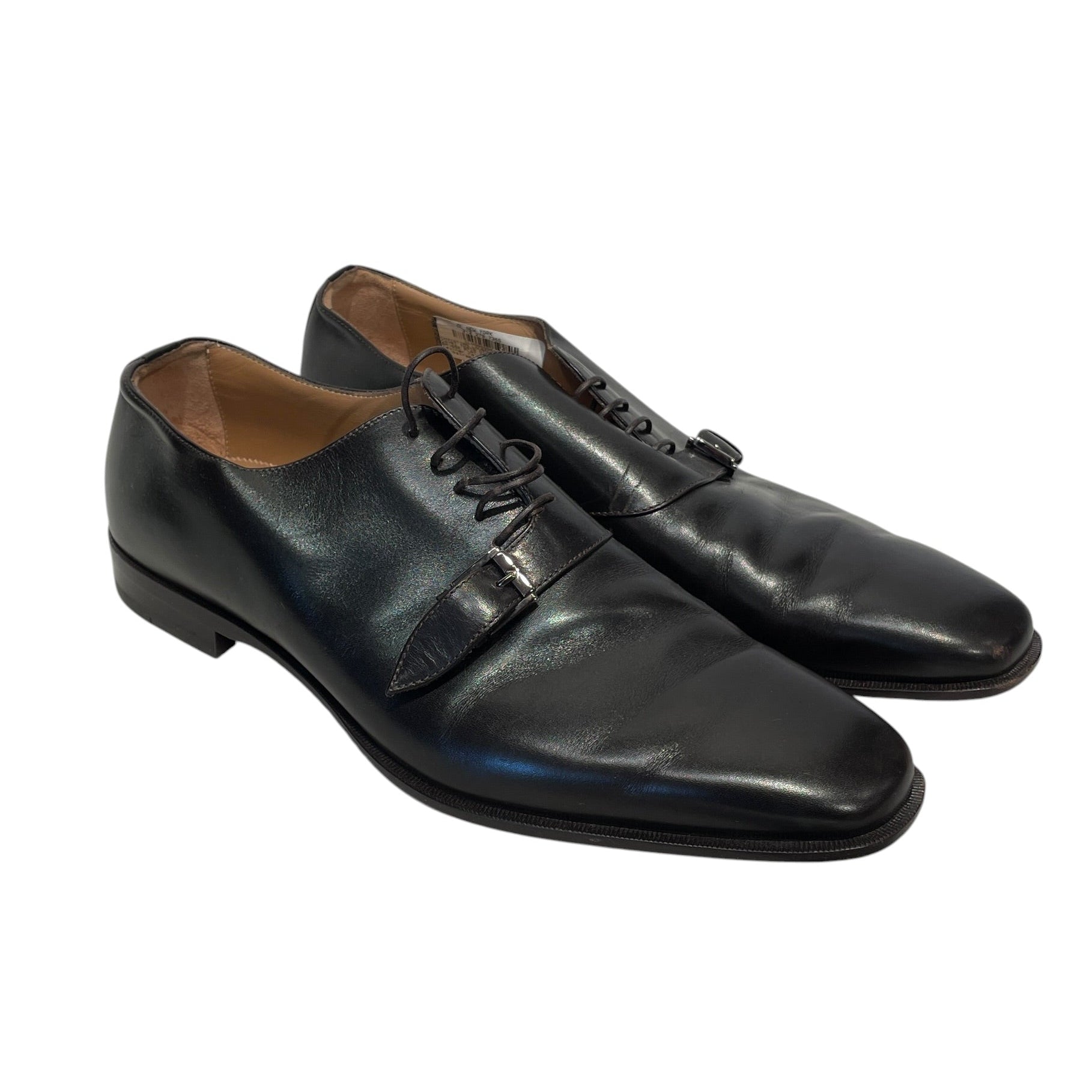 Christian Louboutin/Dress Shoes/EU 45/Leather/BRW/DERBY SHOES ONE BUCKLE view 1