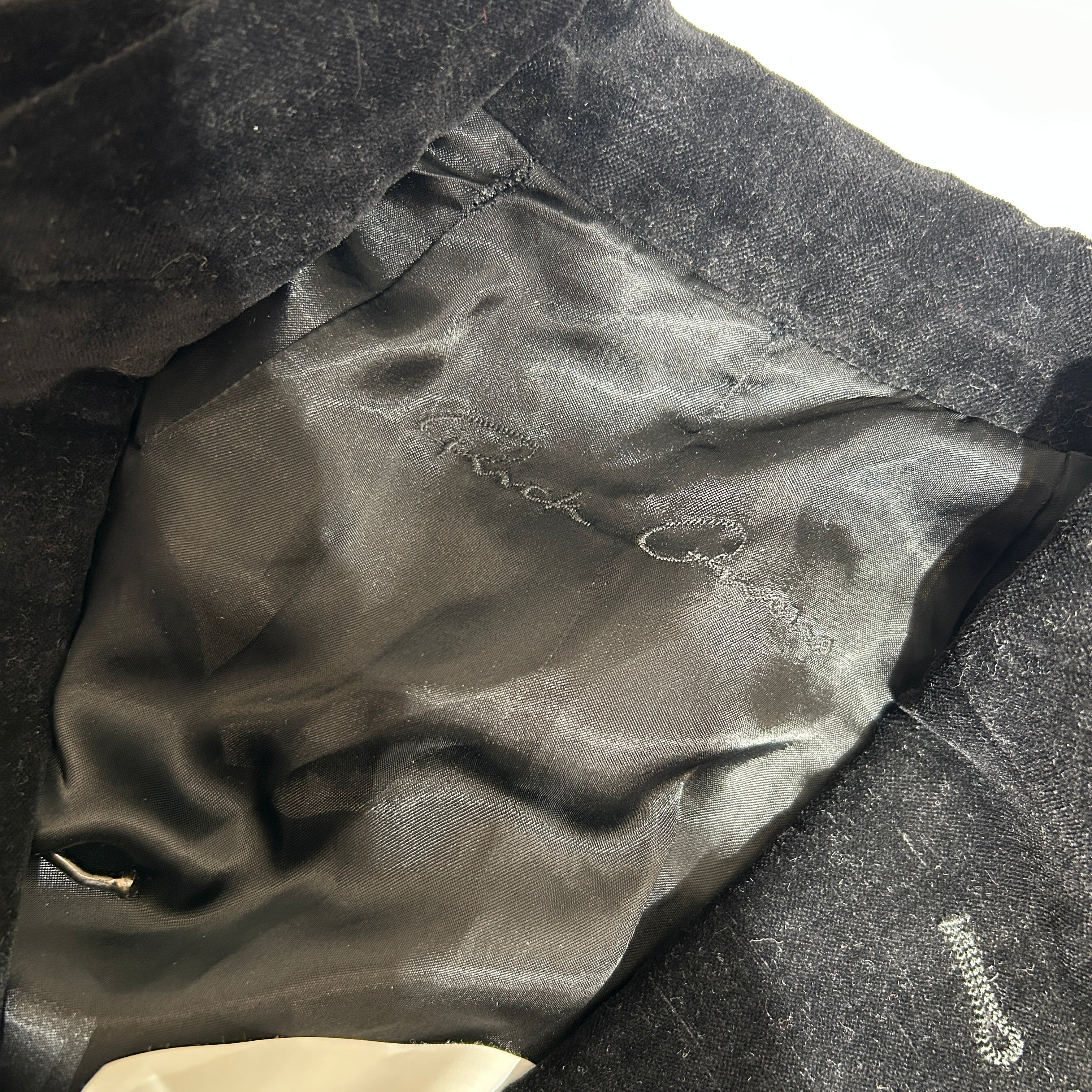 Rick Owens/Tailored Jkt/9/Cotton/BLK/BLAZER view 3
