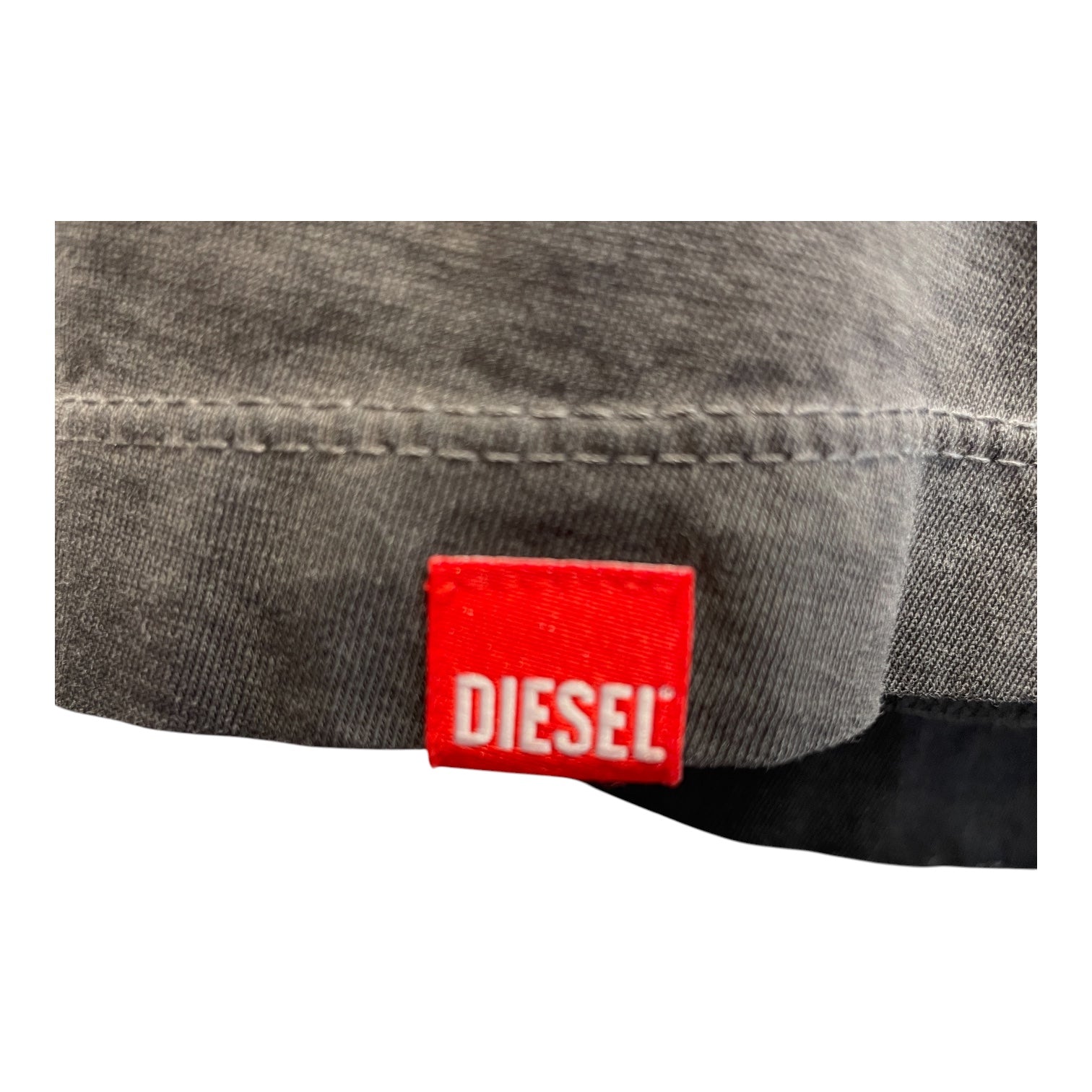 DIESEL/T-Shirt/L/Cotton/GRY/DIESEL ASHY TSHIRT view 5