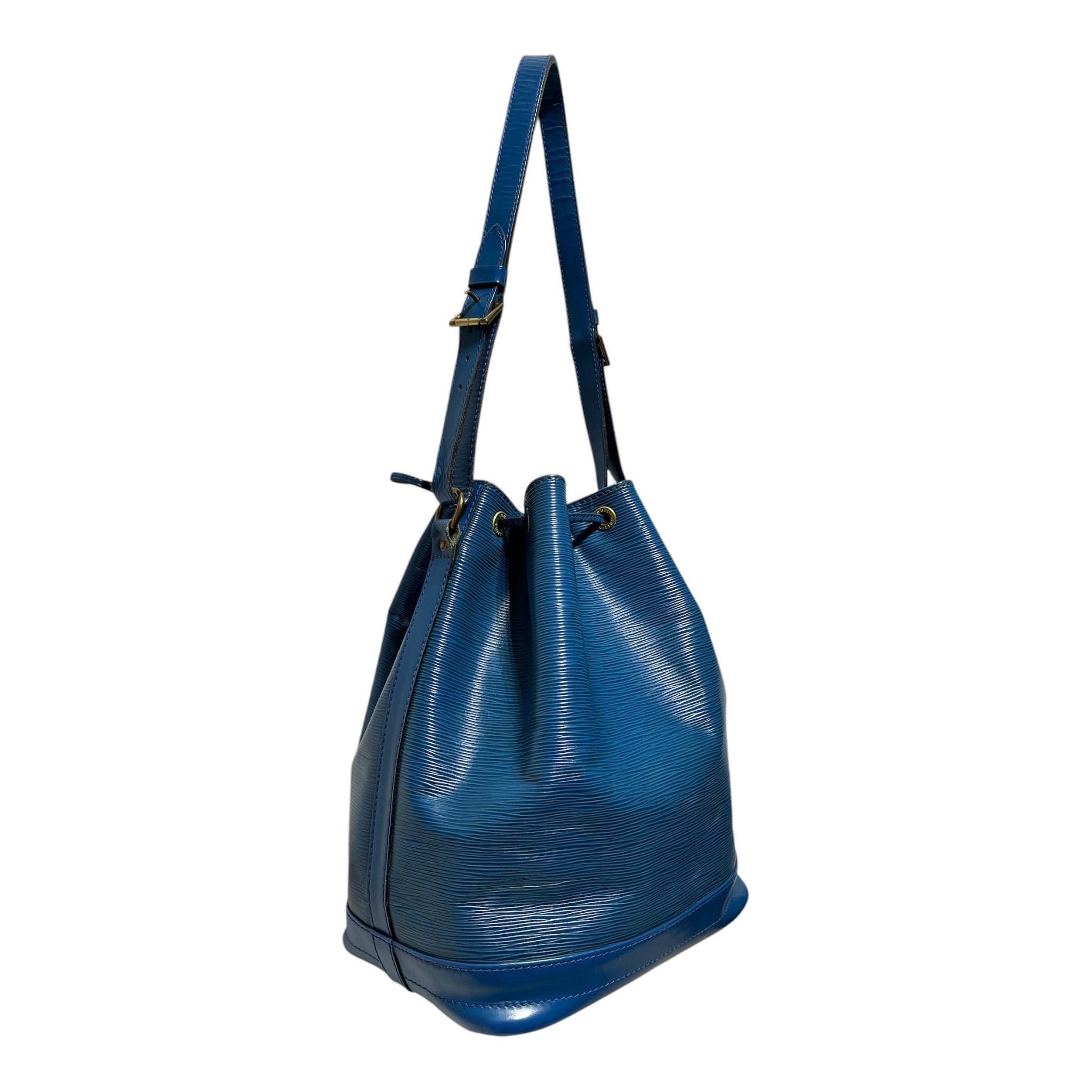 LOUIS VUITTON/Tote Bag/Leather/BLU/EPI LEATHER BUCKET BAG view 4