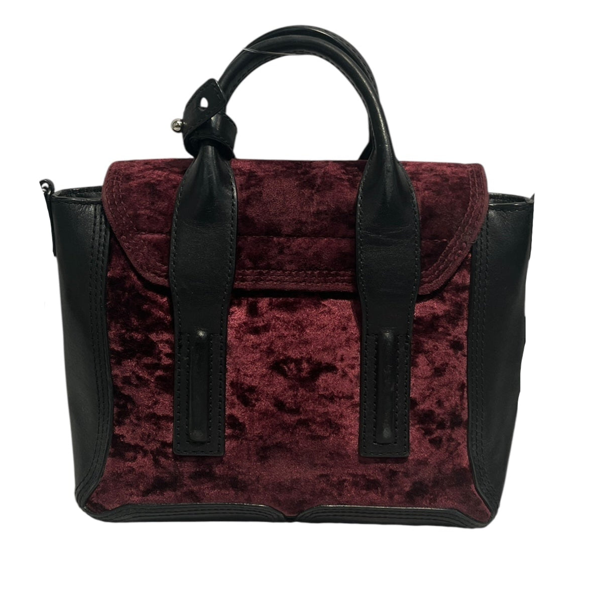 3.1 phillip lim/Cross Body Bag/Border/Leather/BLK/BRUGUNDY MDDLE VELOUR view 2