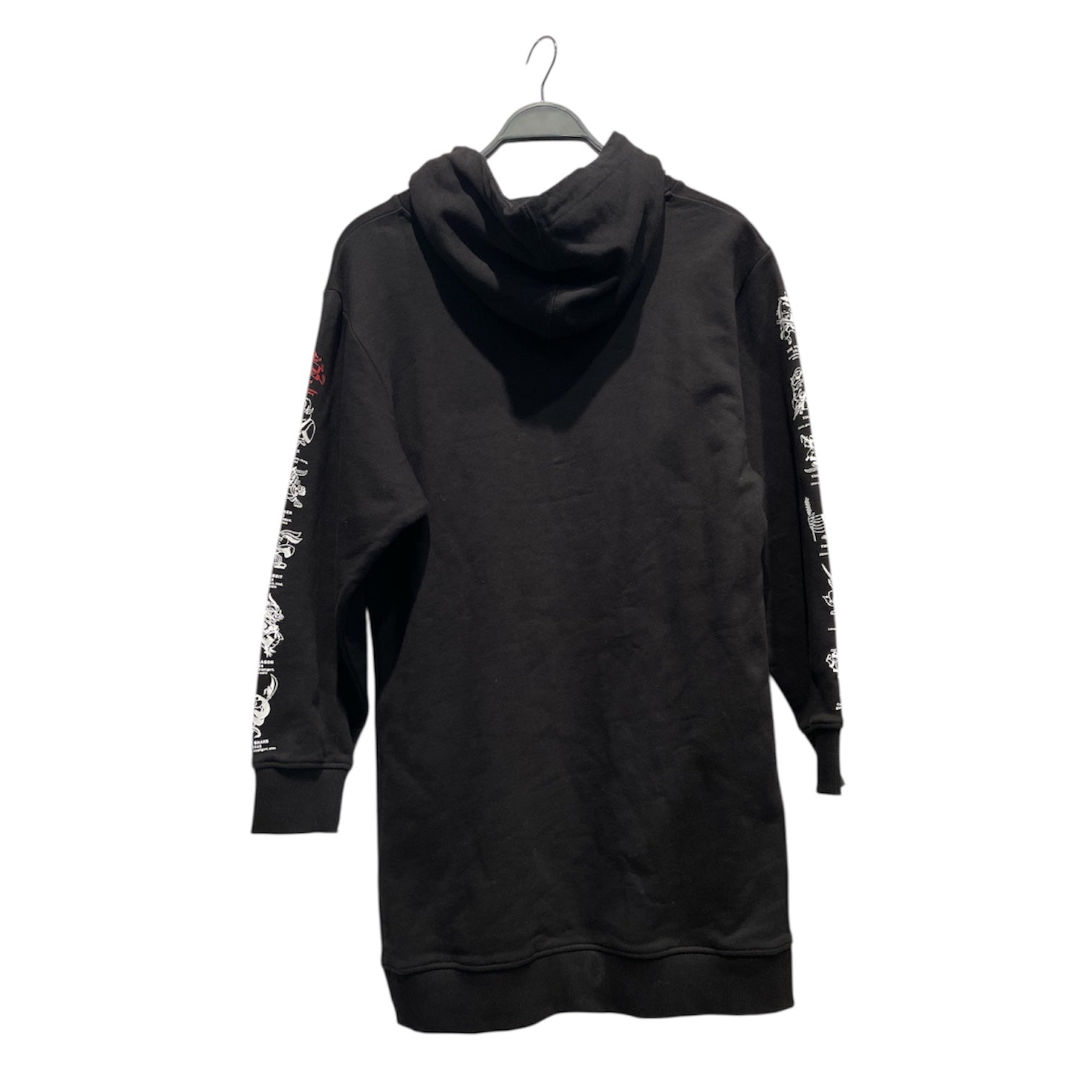 KENZO/Hoodie/S/Cotton/BLK/Elongated hoodie view 2