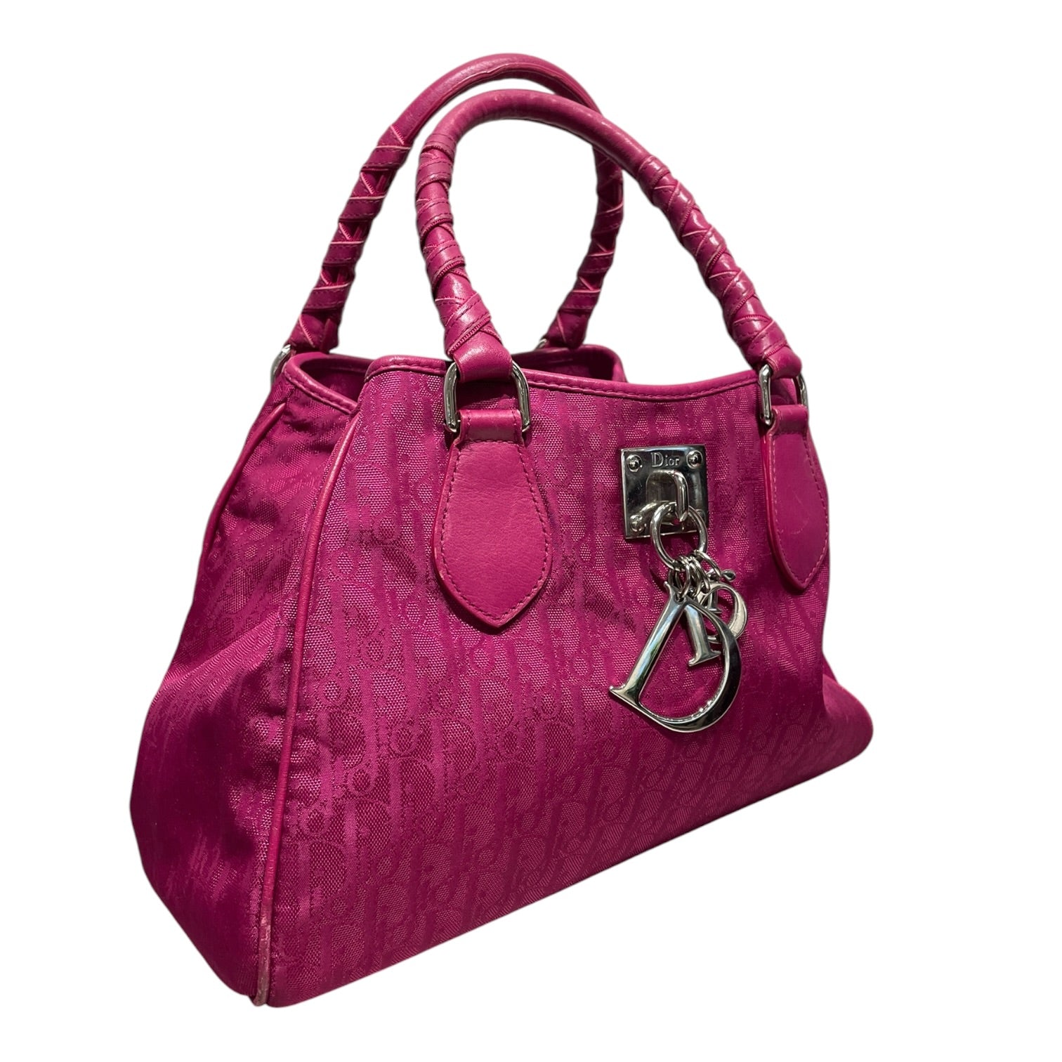 Christian Dior/Tote Bag/Monogram/Cotton/PNK/Lovely Trotter Small Bag view 5