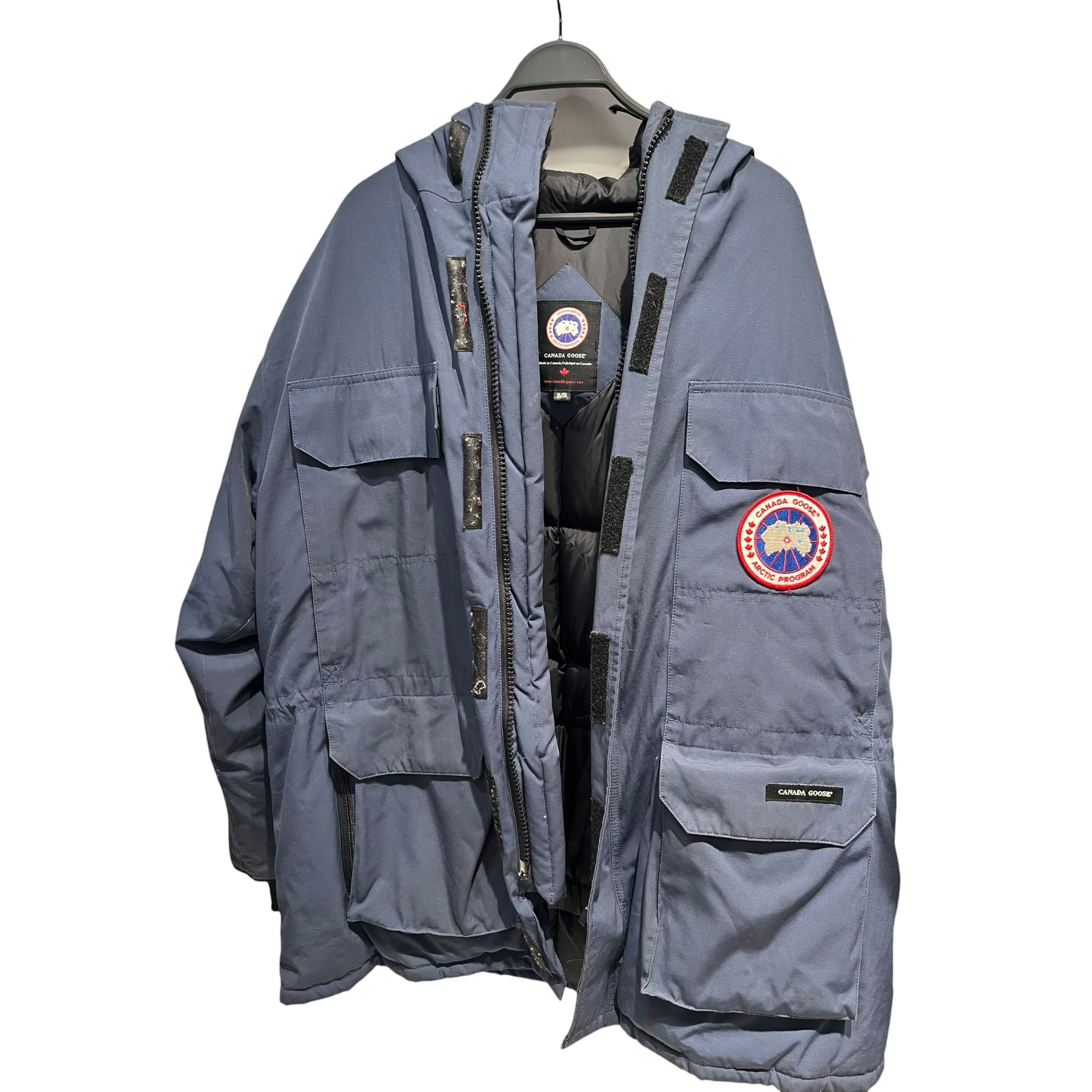CANADA GOOSE/Puffer Jkt/XL/Nylon/NVY/FUR HOODED JKT view 3