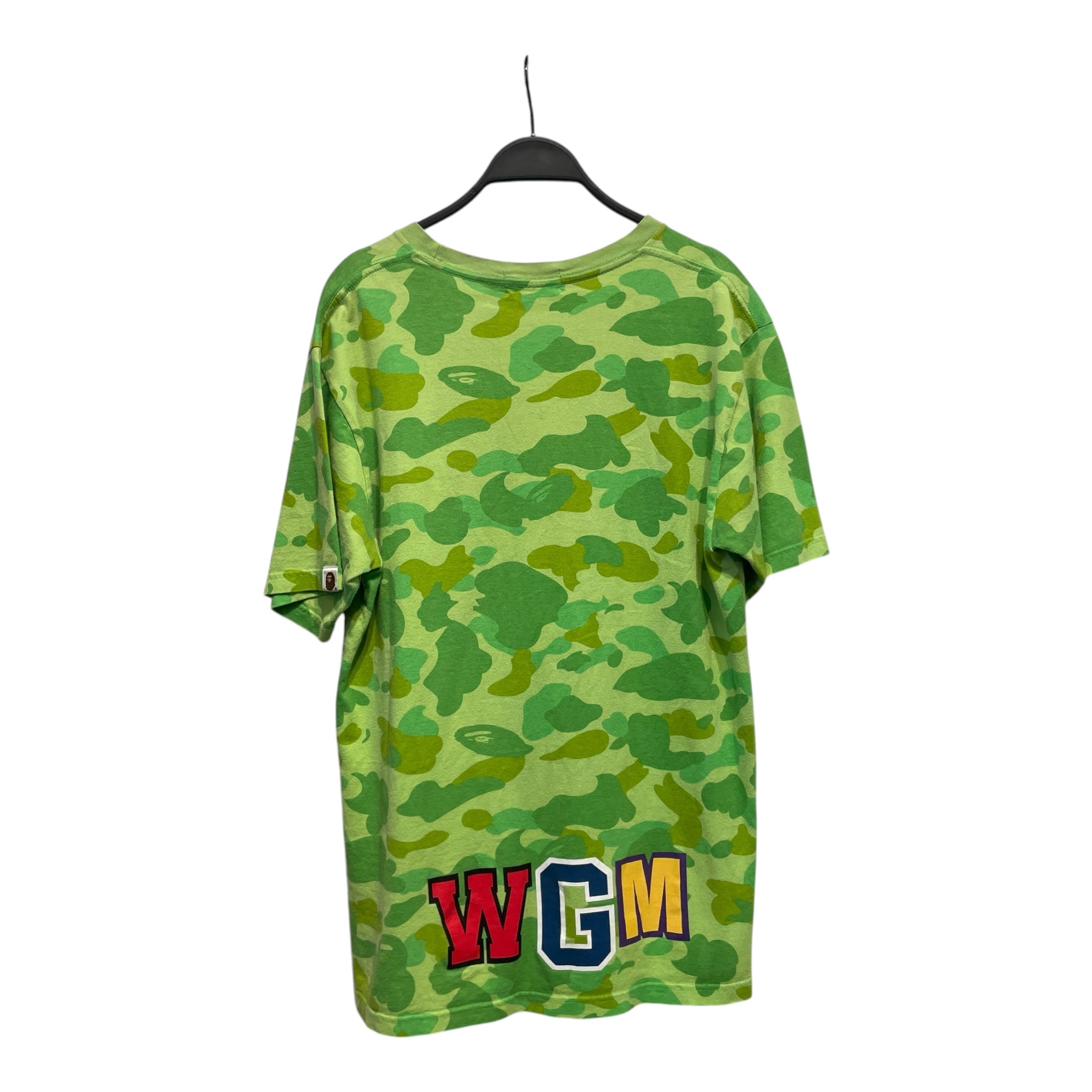 A BATHING APE/T-Shirt/L/Cotton/GRN/Camouflage/REDMONSTER ZIPPER LOGO view 2