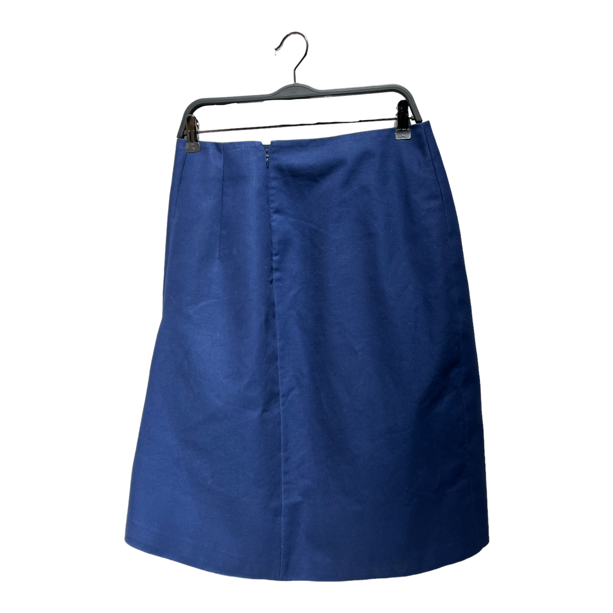 BALENCIAGA/Long Skirt/40/Cotton/BLU/ view 2
